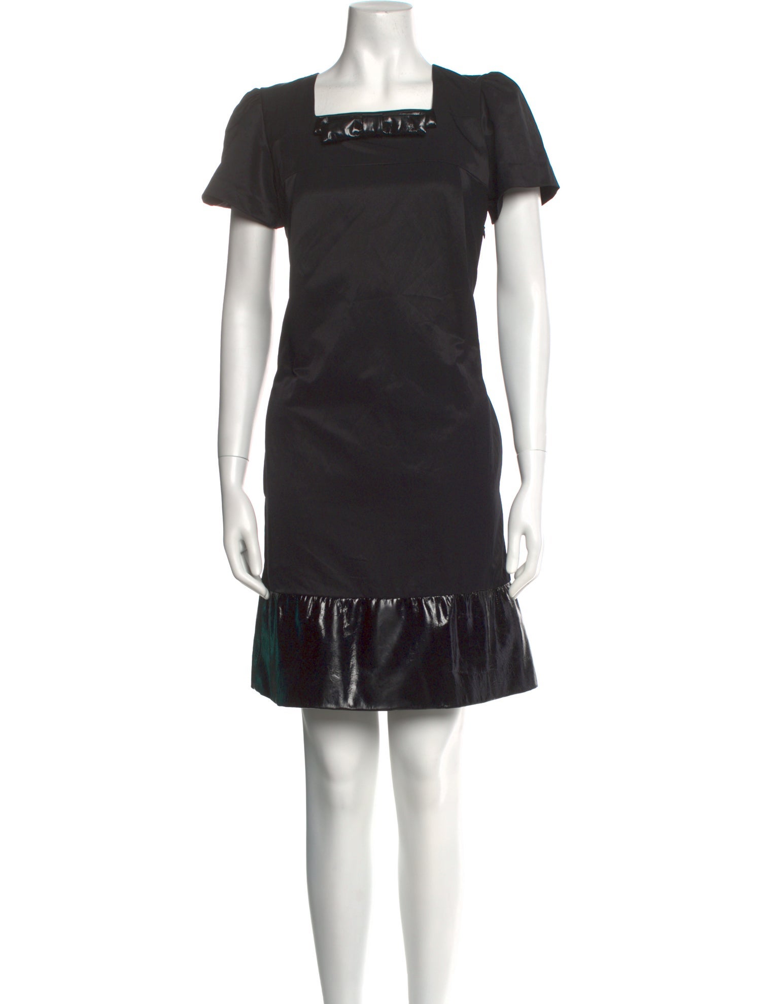 By Malene Birger Square Neckline Mini Dress