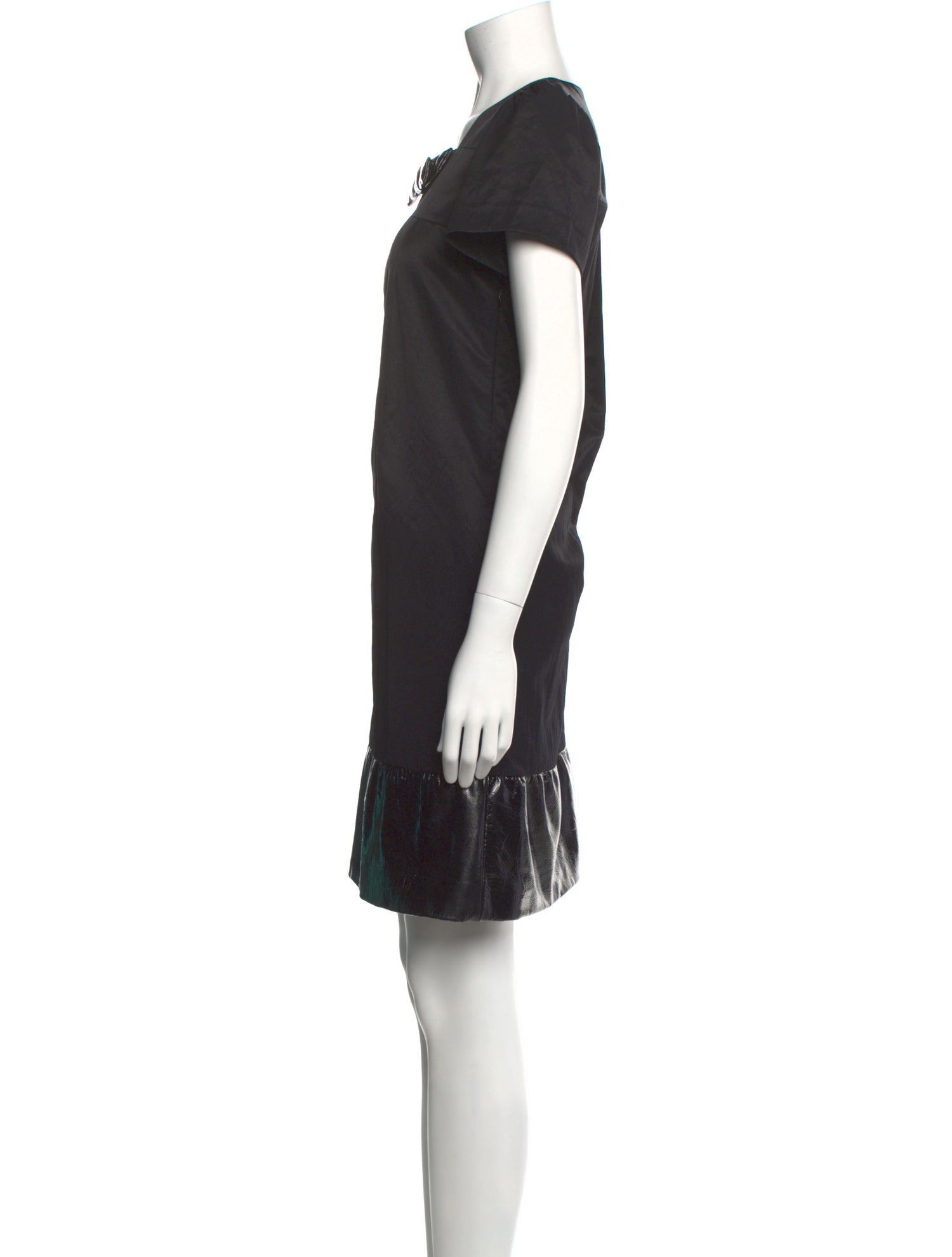 By Malene Birger Square Neckline Mini Dress