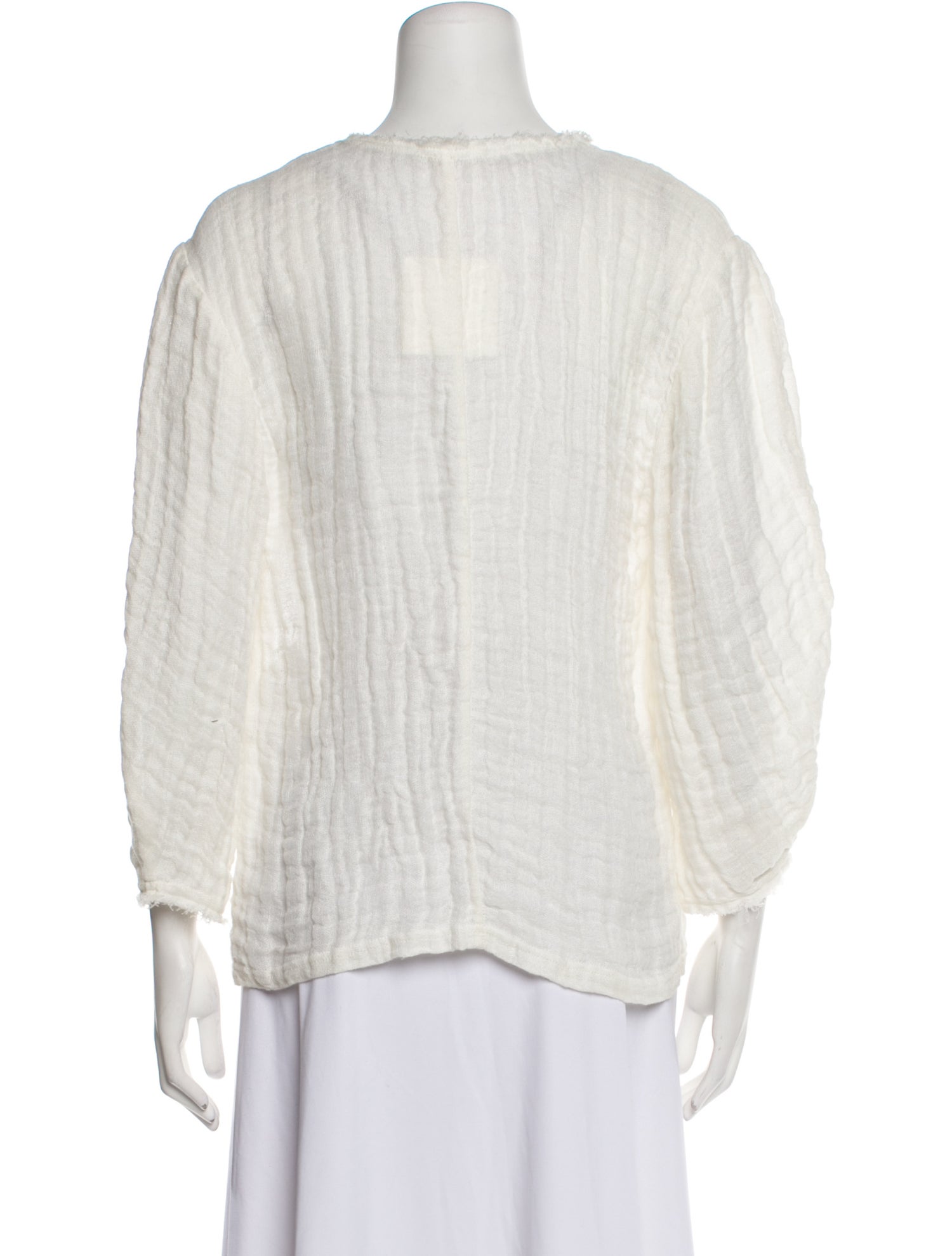 By Malene Birger Linen Scoop Neck Blouse