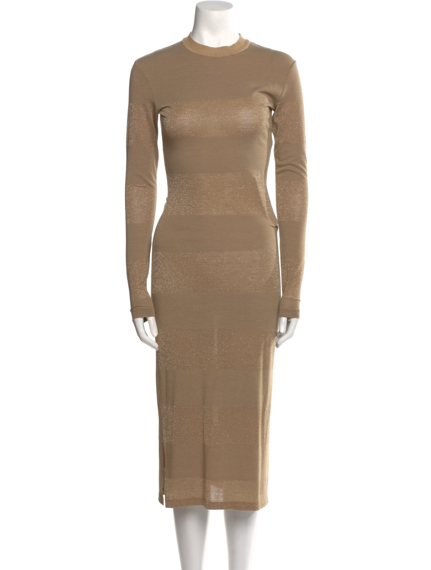 By Malene Birger Mock Neck Midi Length Dress