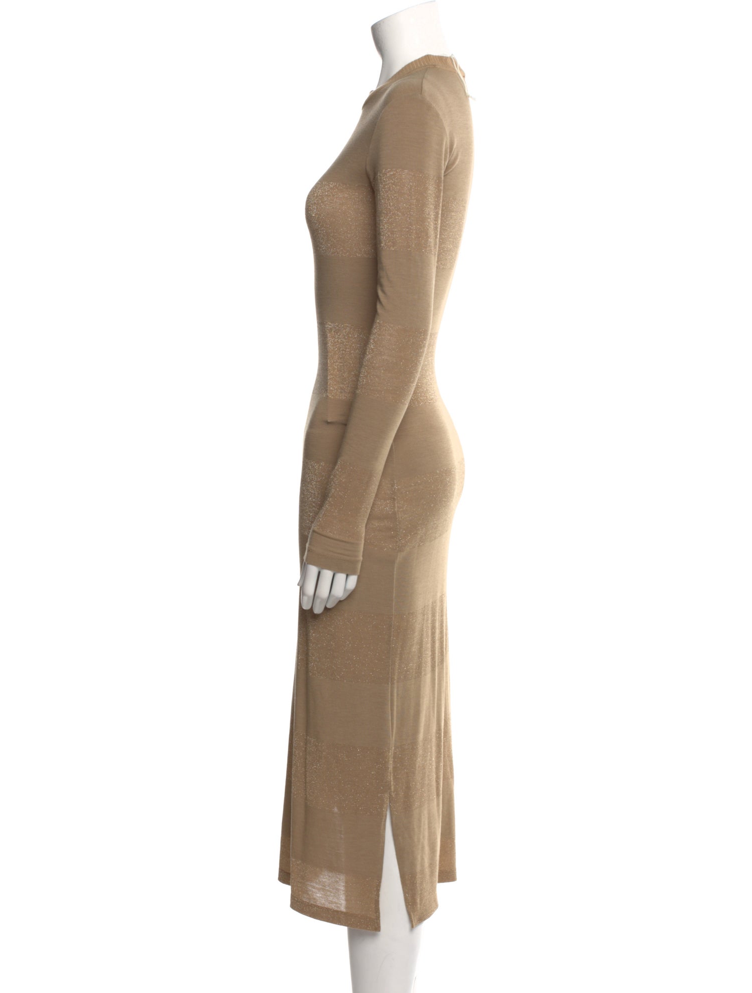 By Malene Birger Mock Neck Midi Length Dress