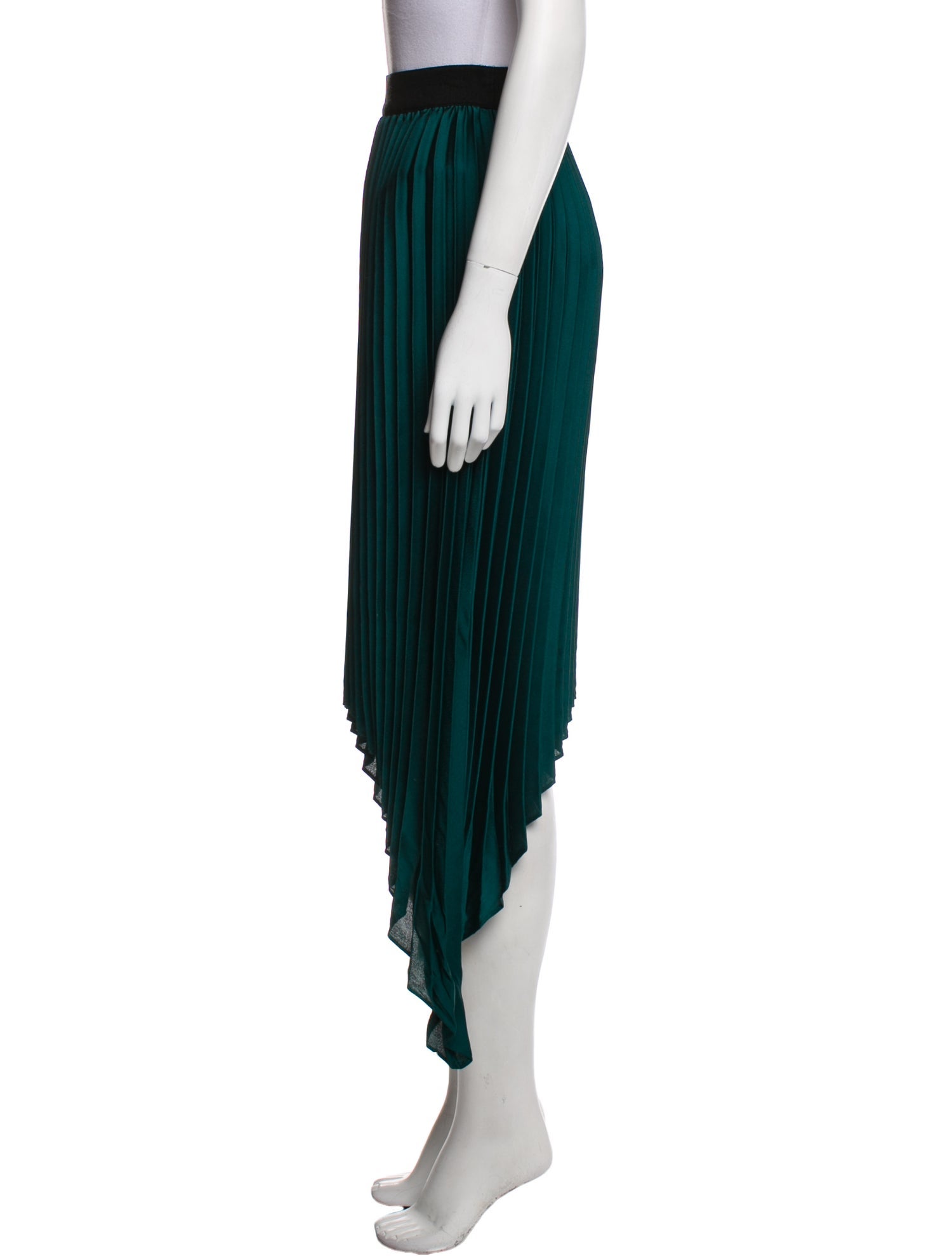 By Malene Birger Pleated Accents Midi Length Skirt
