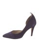 By Malene Birger Suede D'Orsay Pumps