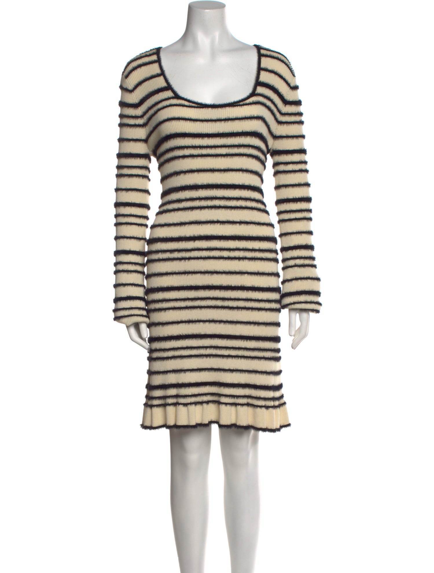 By Malene Birger Striped Knee-Length Dress w/ Tags