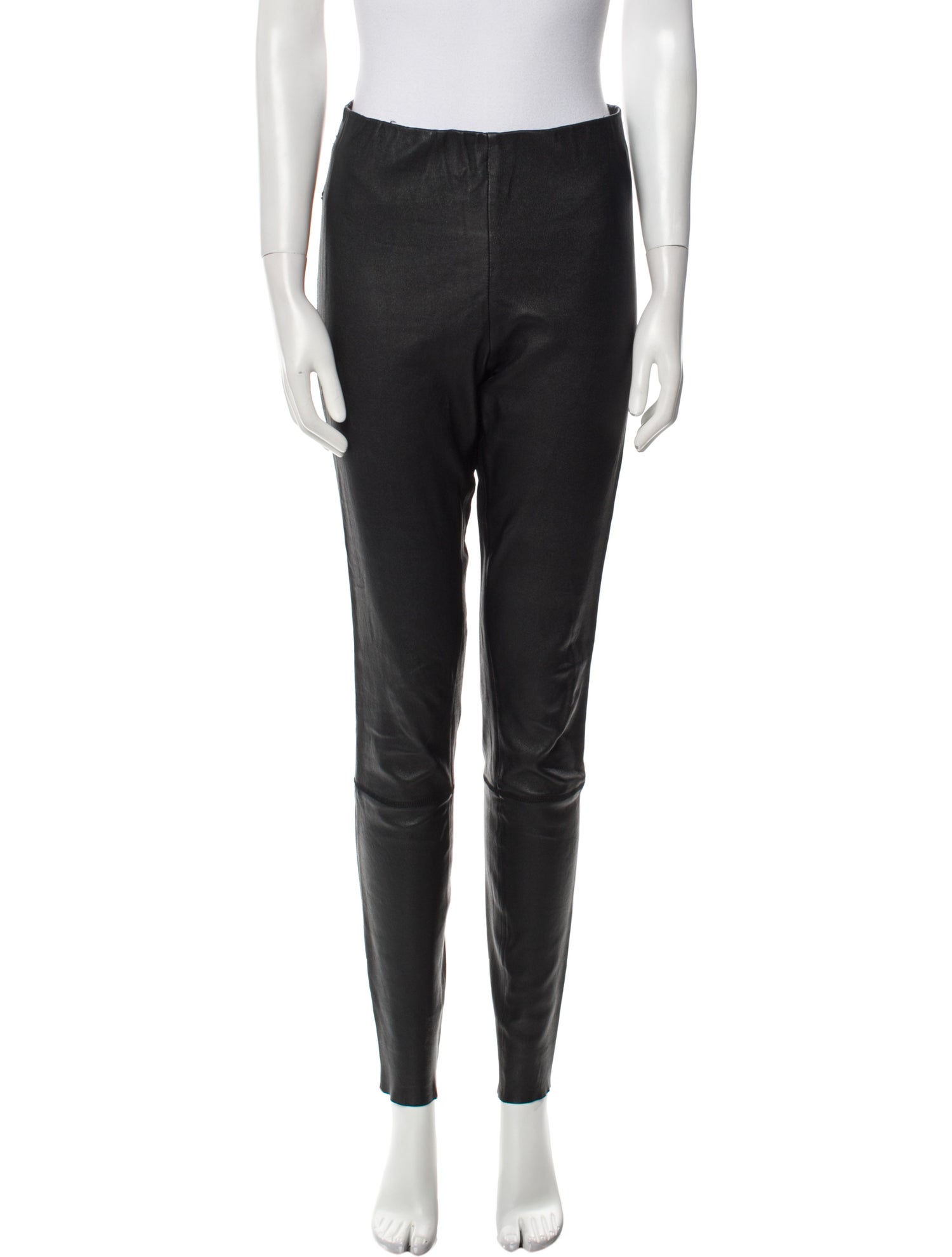 By Malene Birger Lamb Leather Skinny Leg Pants