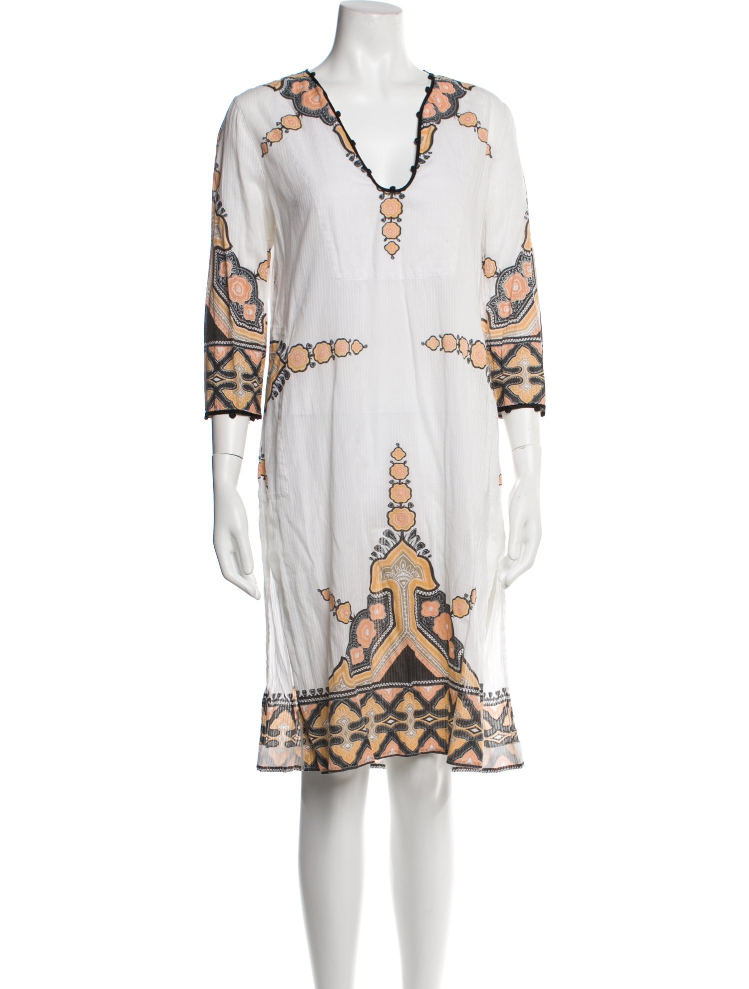 By Malene Birger Printed Knee-Length Dress