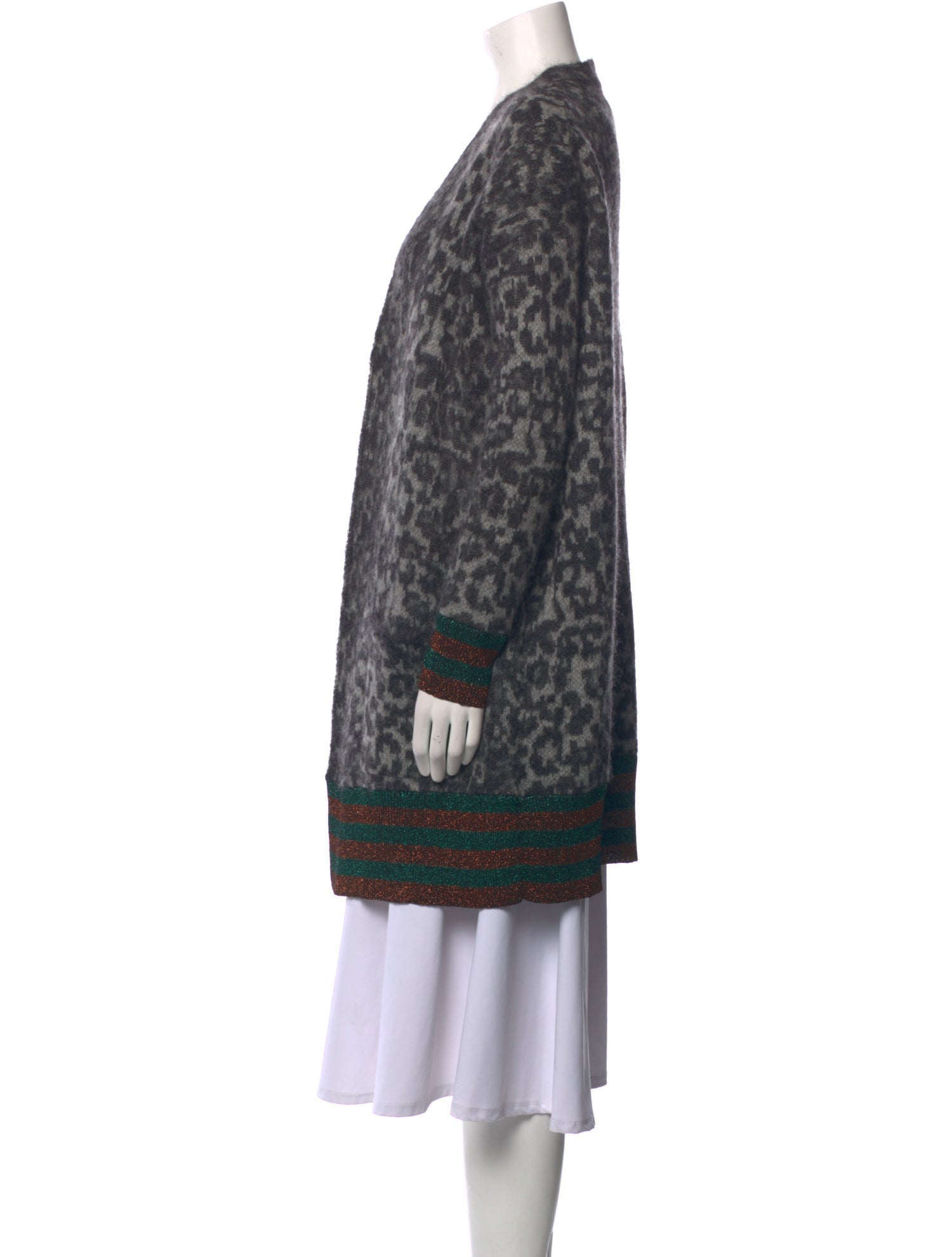 By Malene Birger Mohair Animal Print Sweater