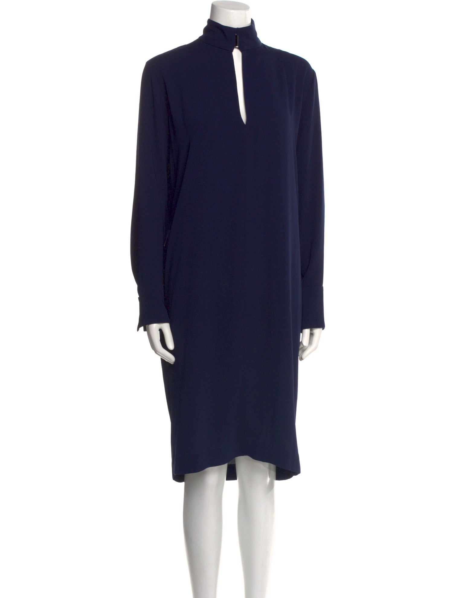 By Malene Birger Mock Neck Midi Length Dress
