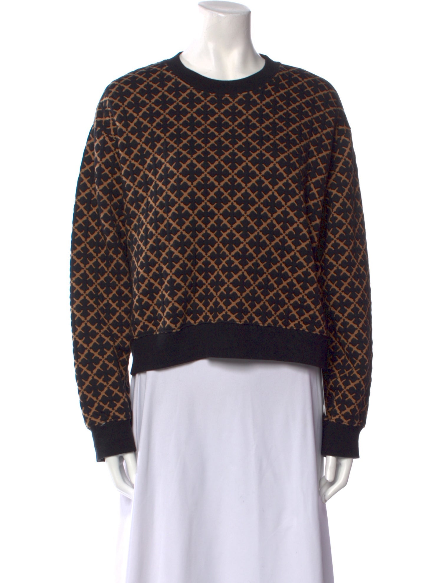 By Malene Birger Printed Crew Neck Sweater