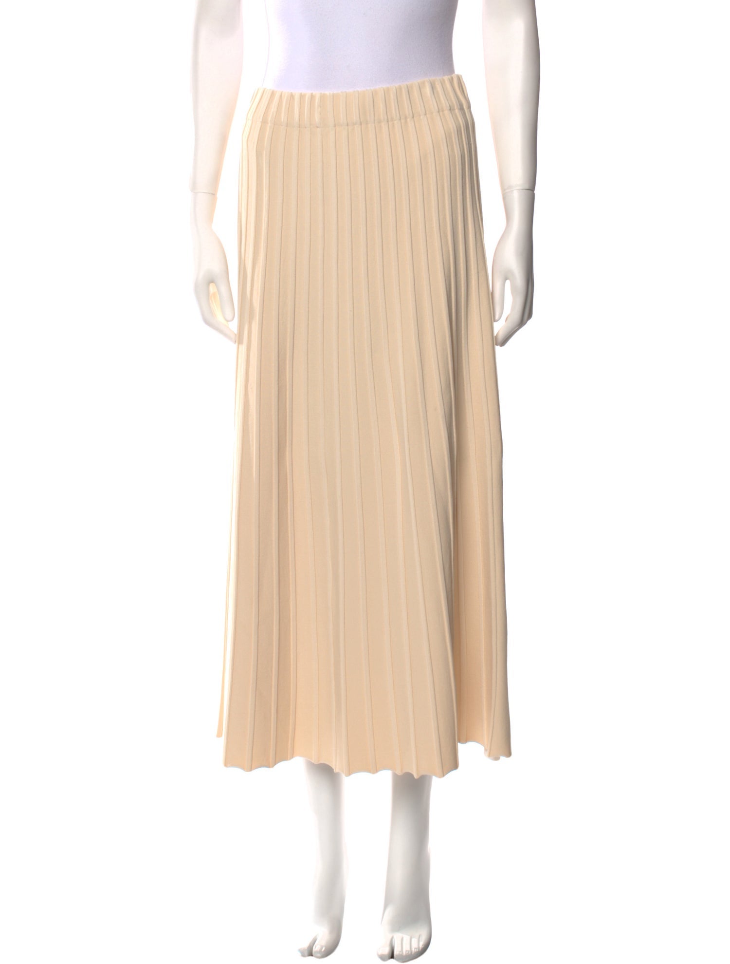 By Malene Birger Pleated Accents Midi Length Skirt w/ Tags