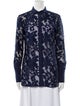 By Malene Birger Lace Pattern Long Sleeve Button-Up Top