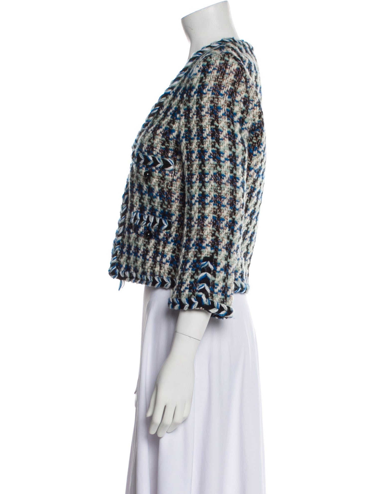 By Malene Birger Wool Tweed Pattern Jacket