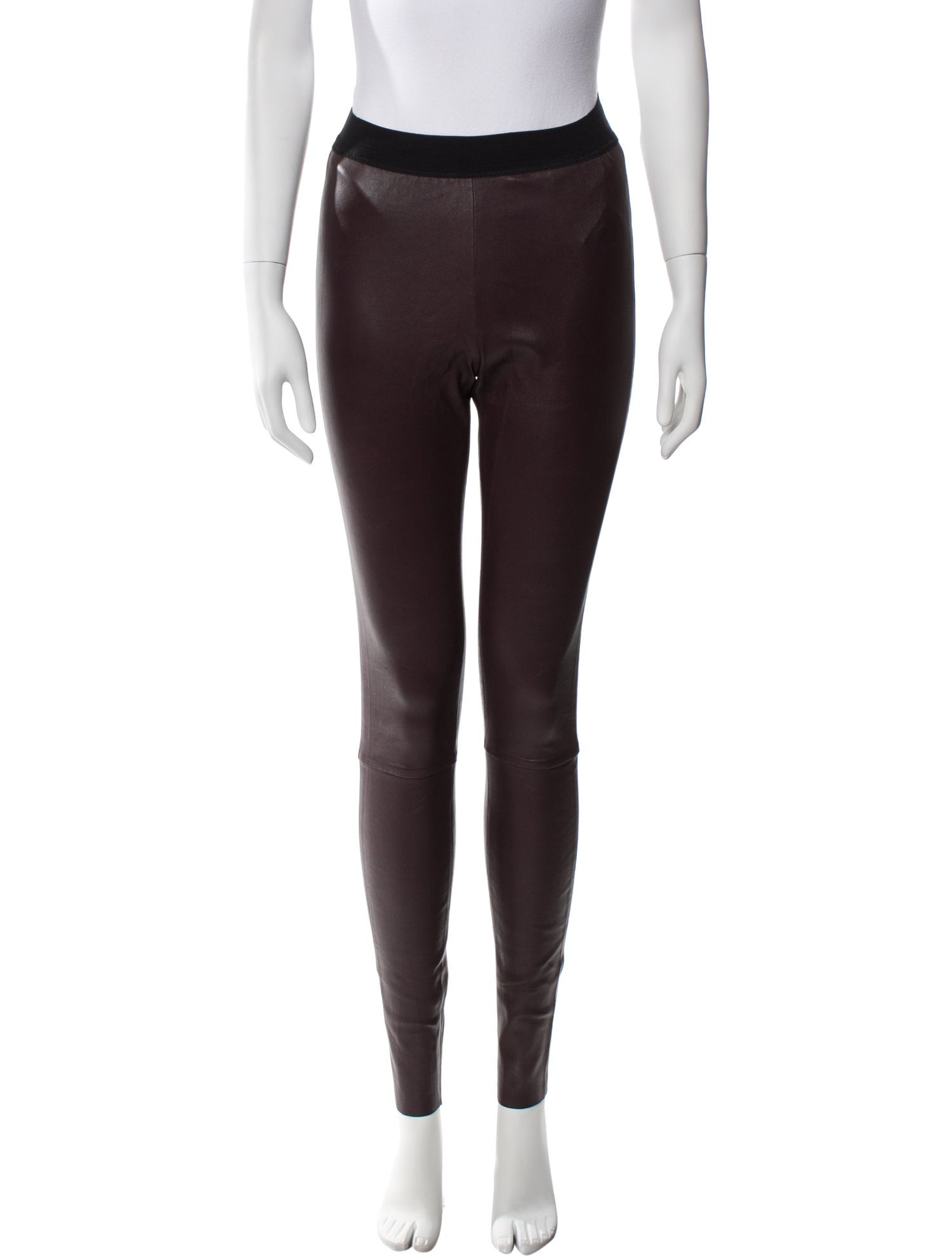 By Malene Birger Leather Skinny Leg Pants