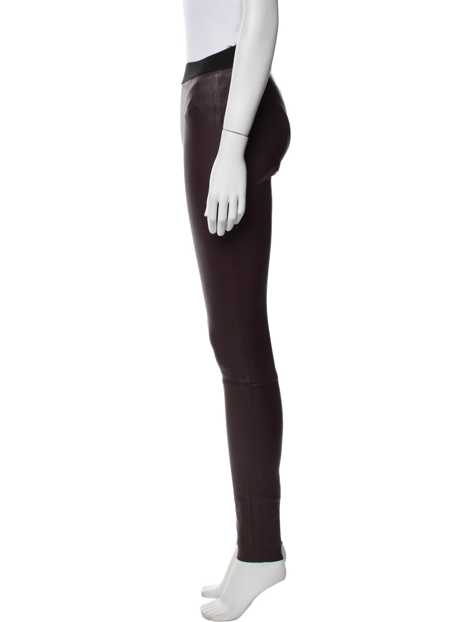 By Malene Birger Leather Skinny Leg Pants