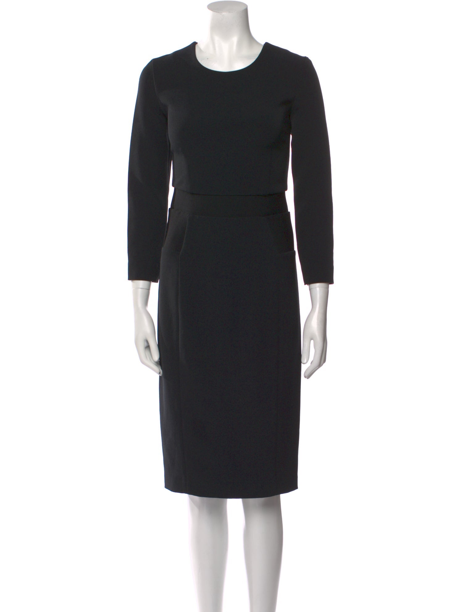 By Malene Birger Crew Neck Knee-Length Dress