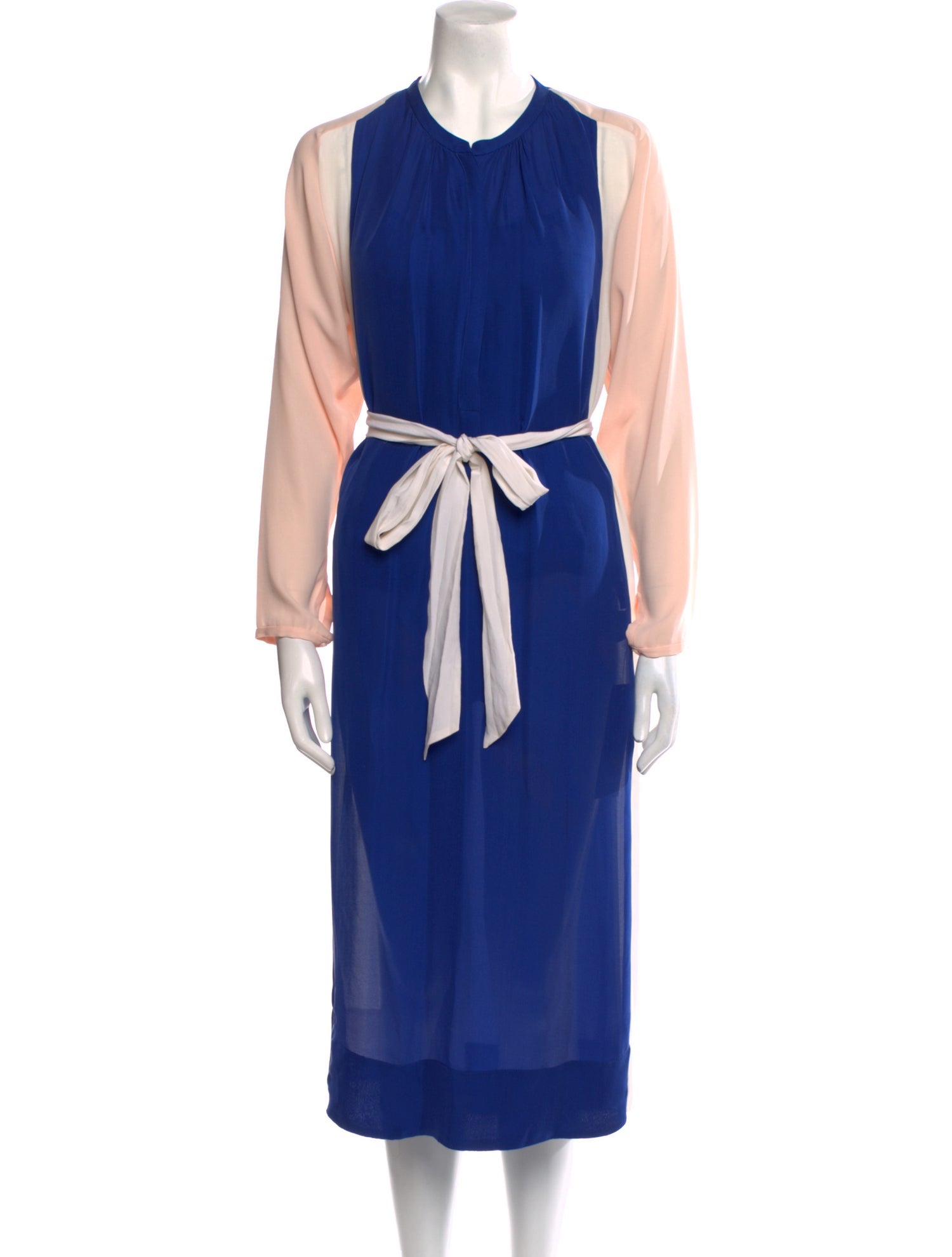 By Malene Birger Colorblock Pattern Midi Length Dress