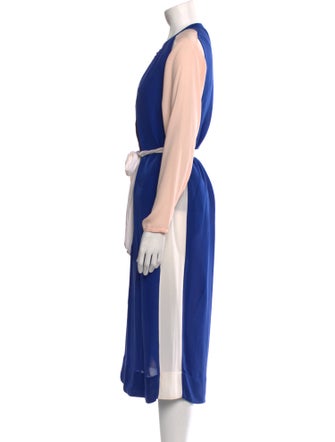 By Malene Birger Colorblock Pattern Midi Length Dress