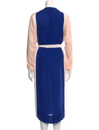 By Malene Birger Colorblock Pattern Midi Length Dress