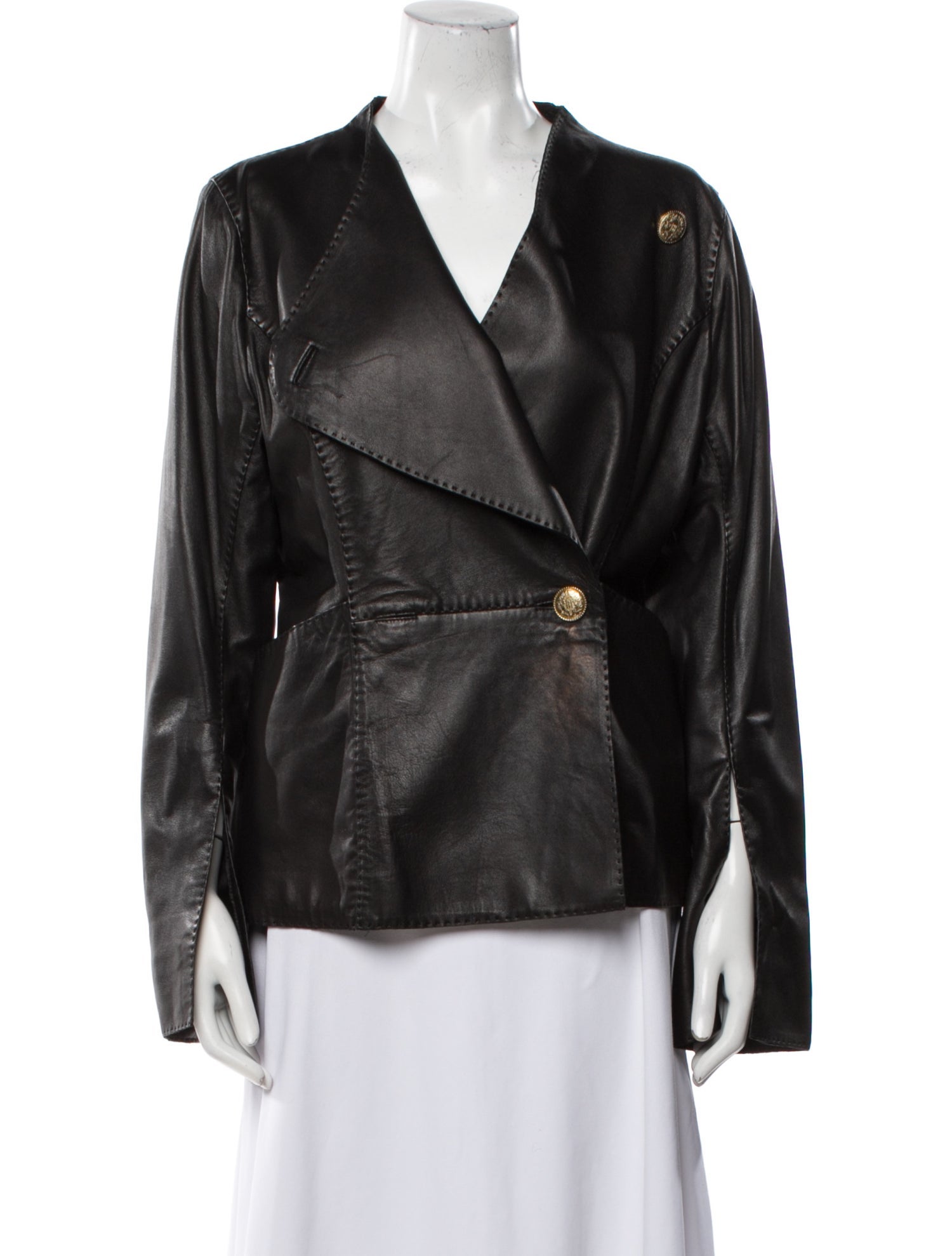 By Malene Birger Leather Biker Jacket