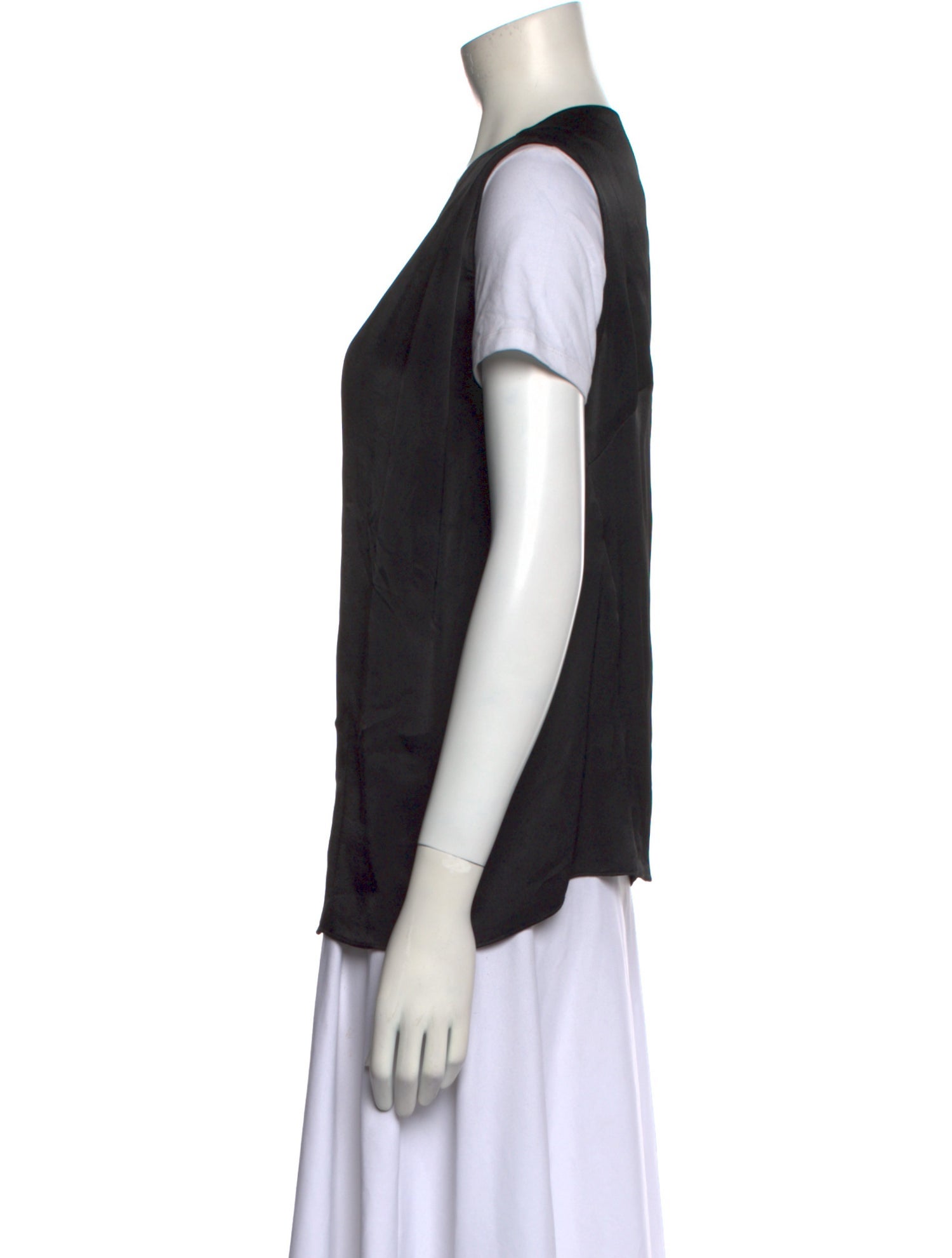 By Malene Birger V-Neck Short Sleeve Top