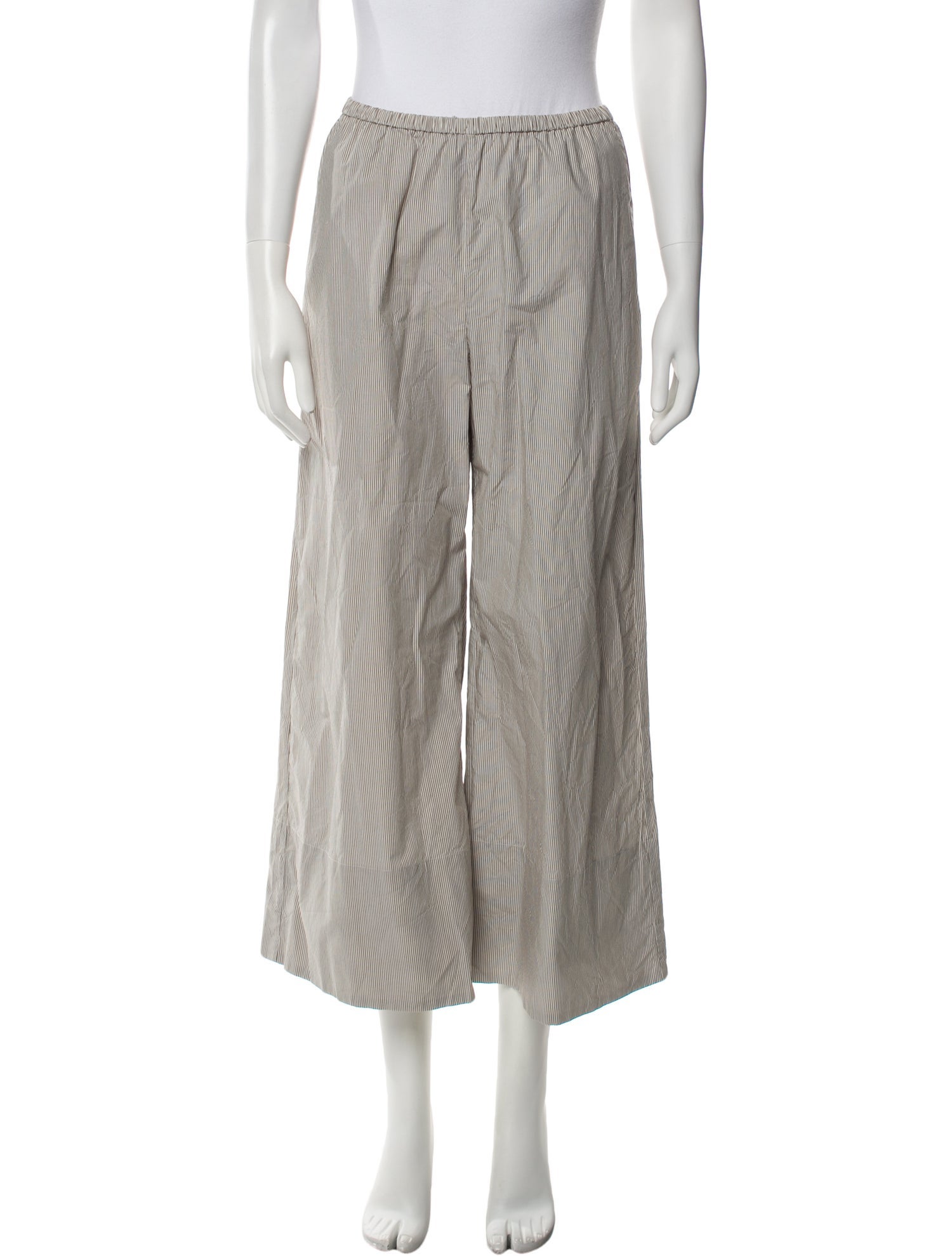 By Malene Birger Striped Wide Leg Pants