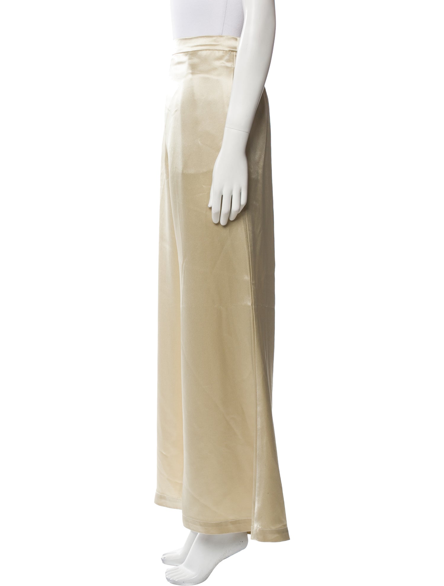 By Malene Birger Satin Wide Leg Pants