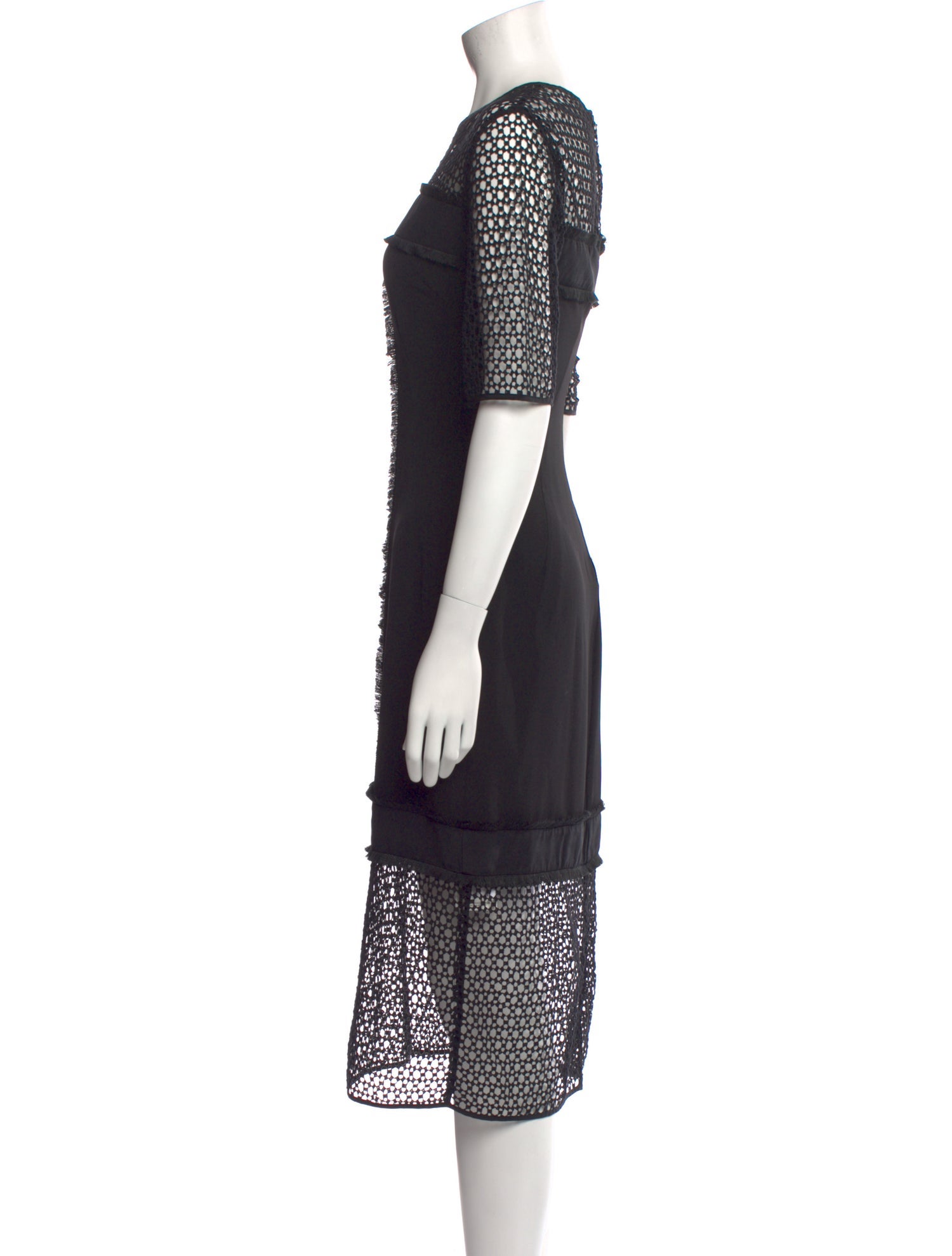 By Malene Birger Lace Pattern Midi Length Dress