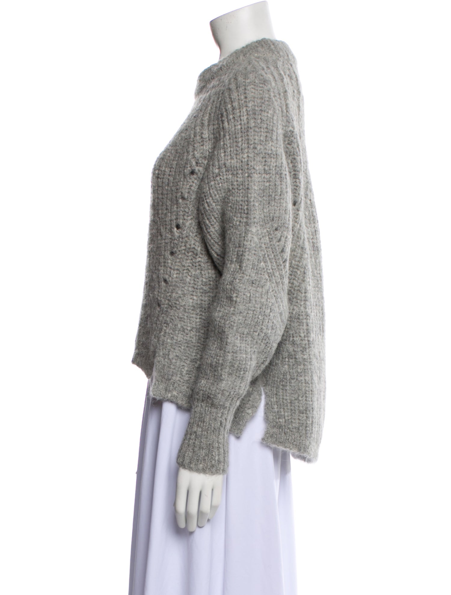 By Malene Birger Merino Wool Mock Neck Sweater