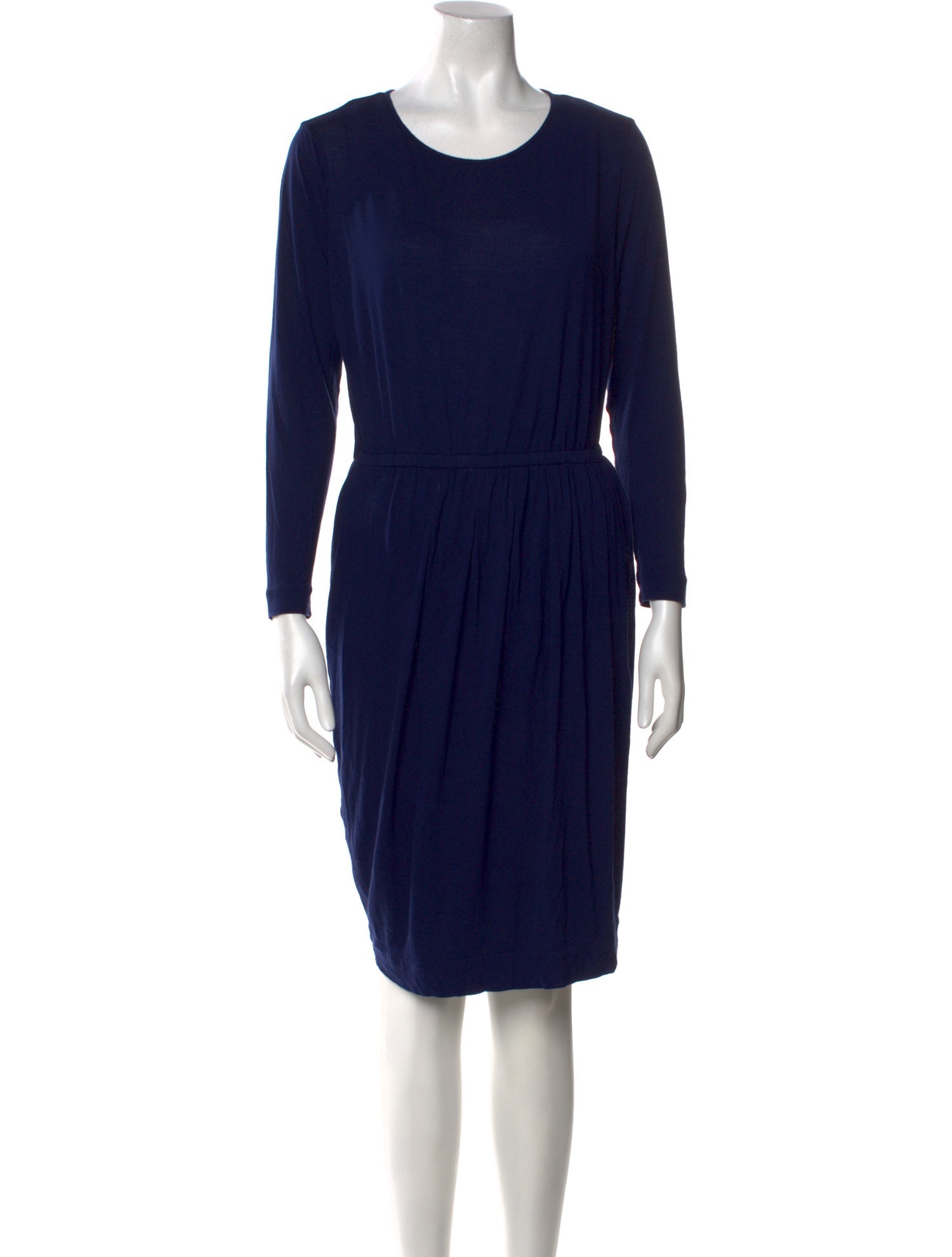 By Malene Birger Scoop Neck Knee-Length Dress
