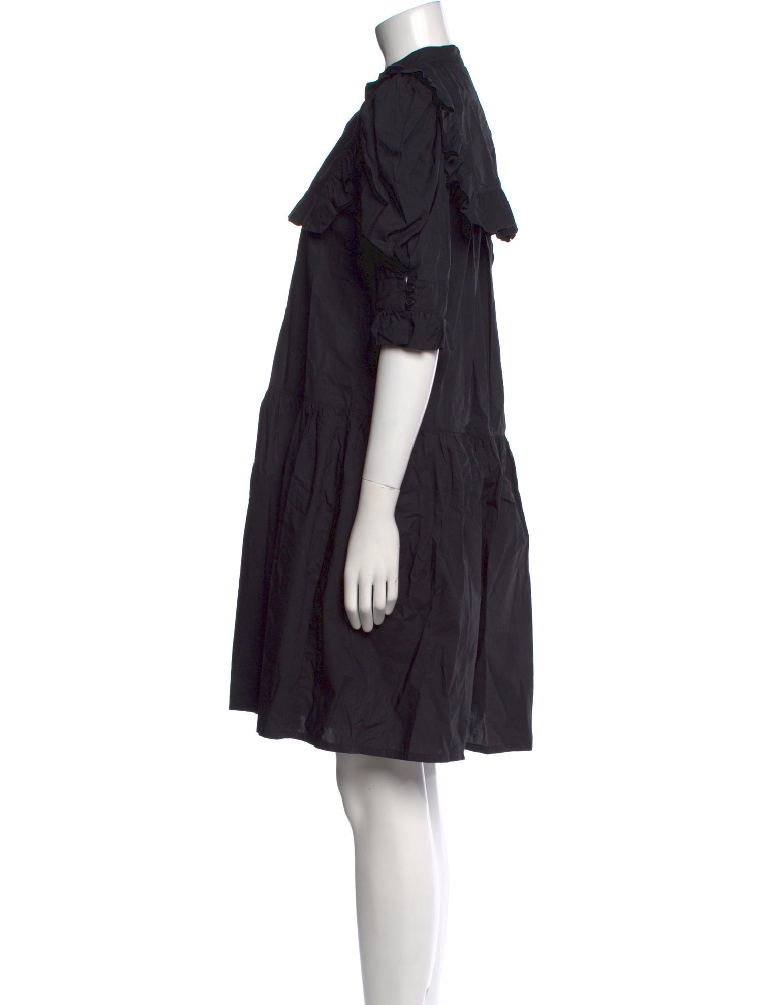 By Malene Birger Mock Neck Knee-Length Dress