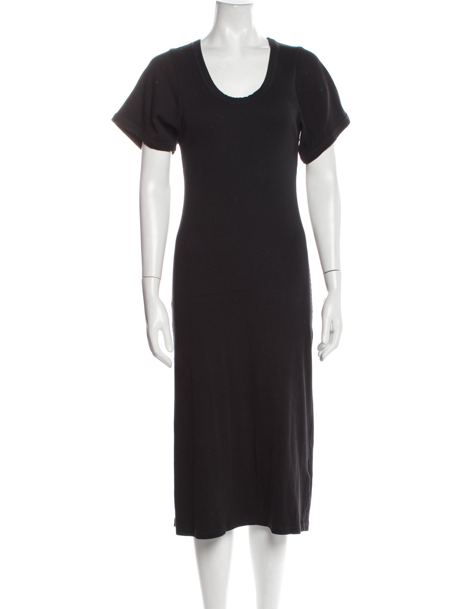By Malene Birger Scoop Neck Midi Length Dress