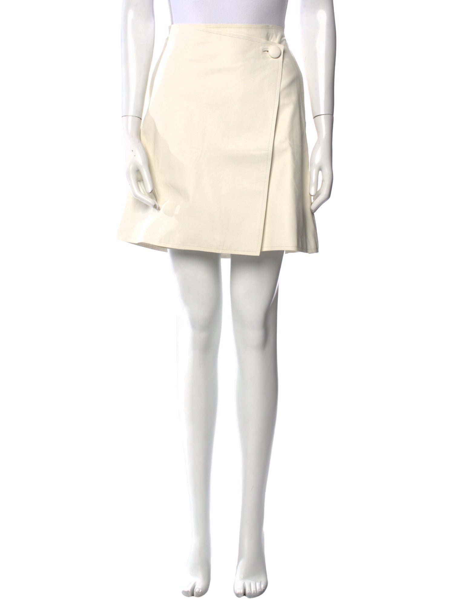 By Malene Birger Leather Knee-Length Skirt