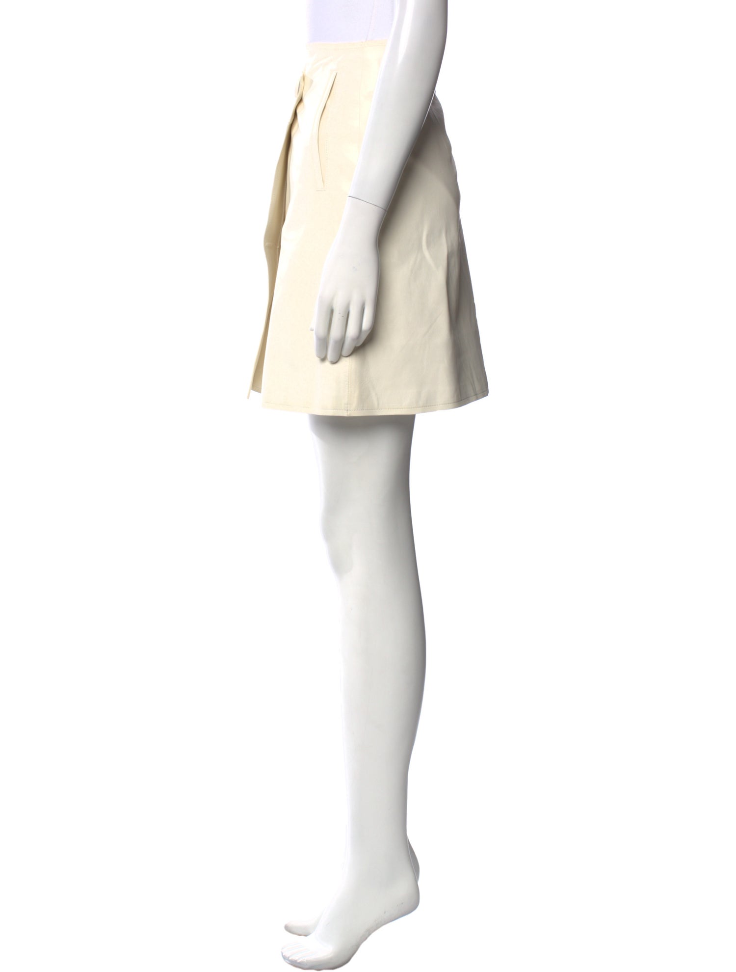 By Malene Birger Leather Knee-Length Skirt