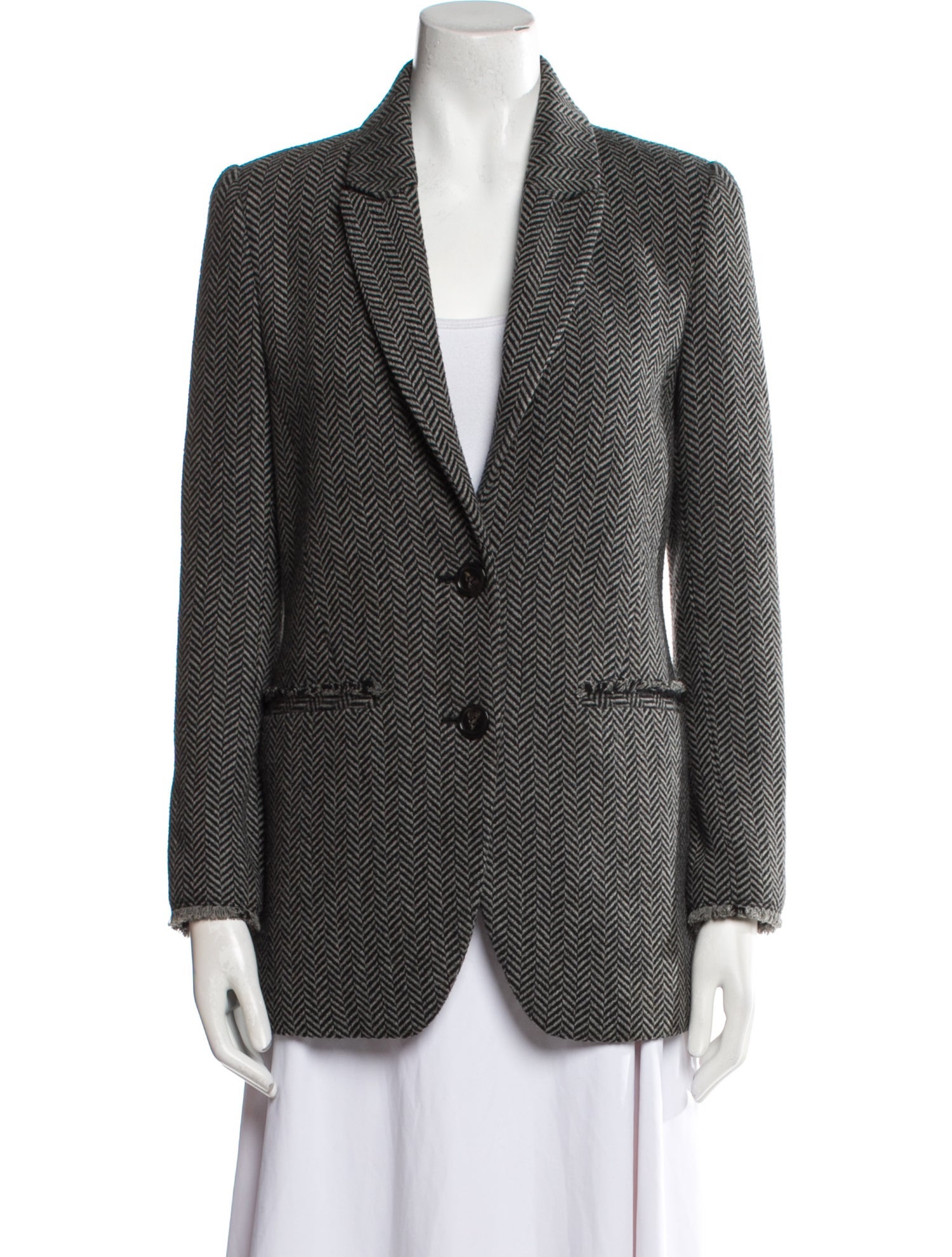 By Malene Birger Wool Printed Blazer