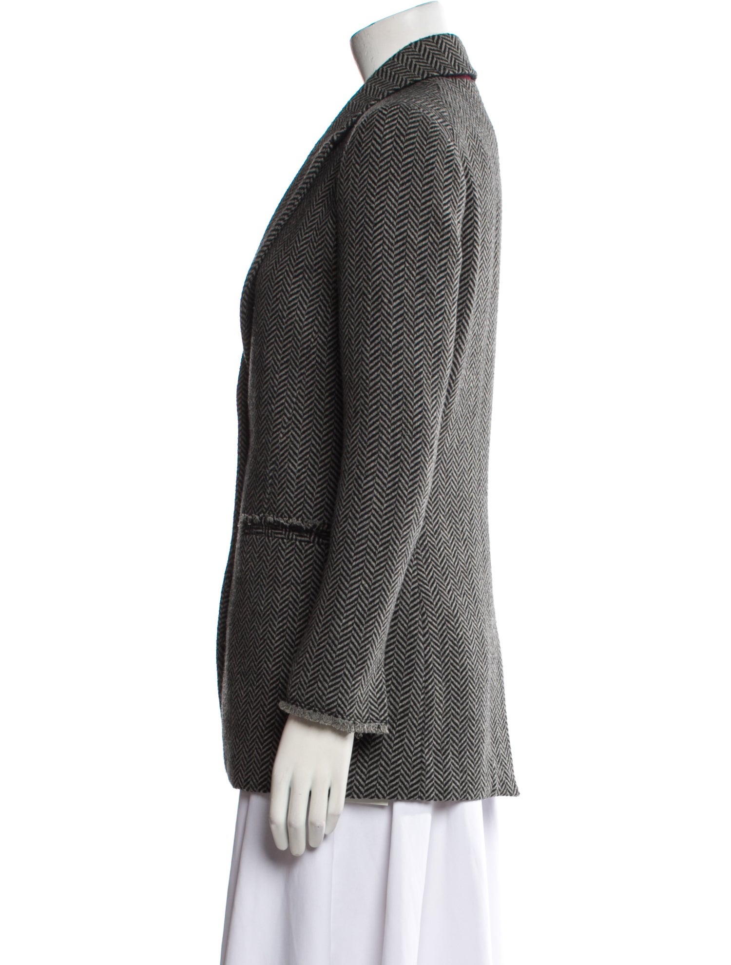 By Malene Birger Wool Printed Blazer