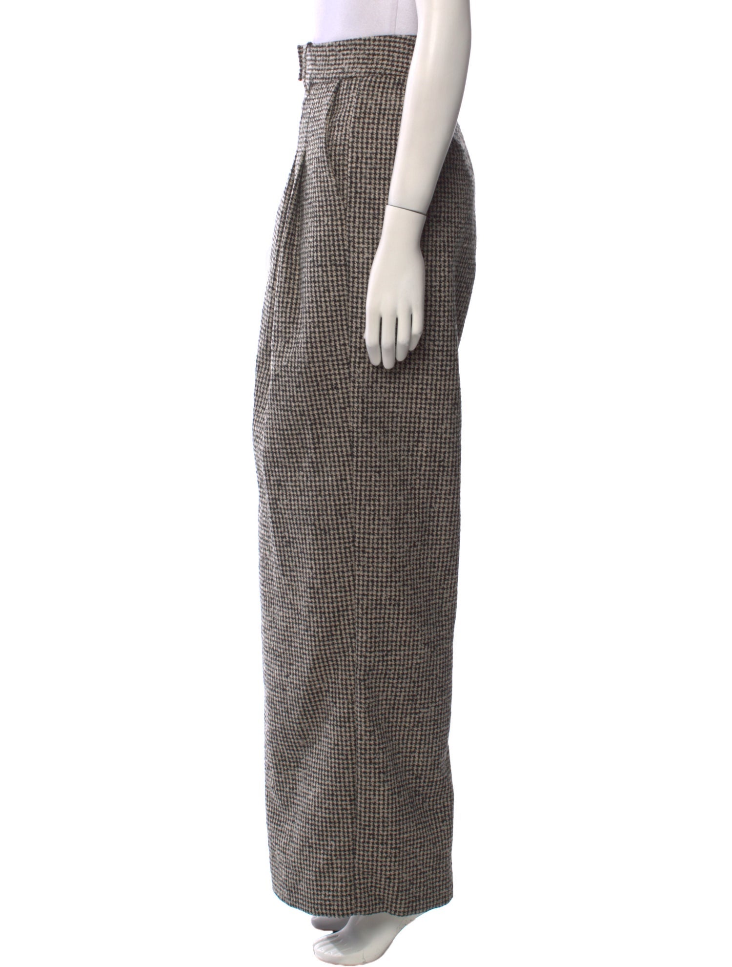 By Malene Birger Houndstooth Print Wide Leg Pants w/ Tags