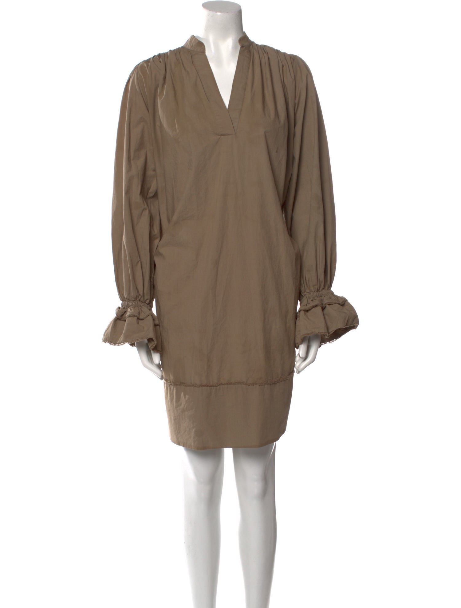 By Malene Birger V-Neck Knee-Length Dress