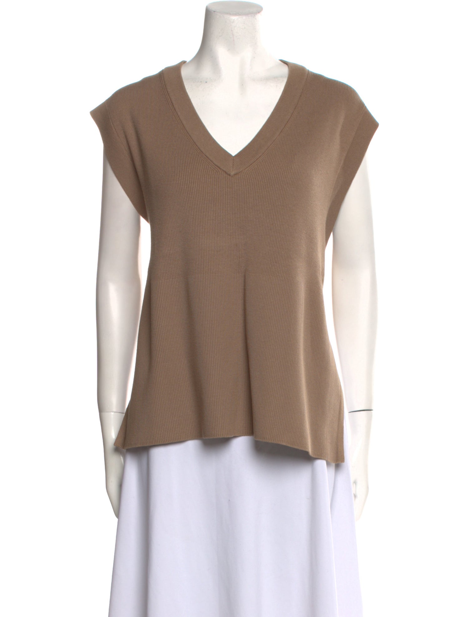 By Malene Birger V-Neck Short Sleeve Top