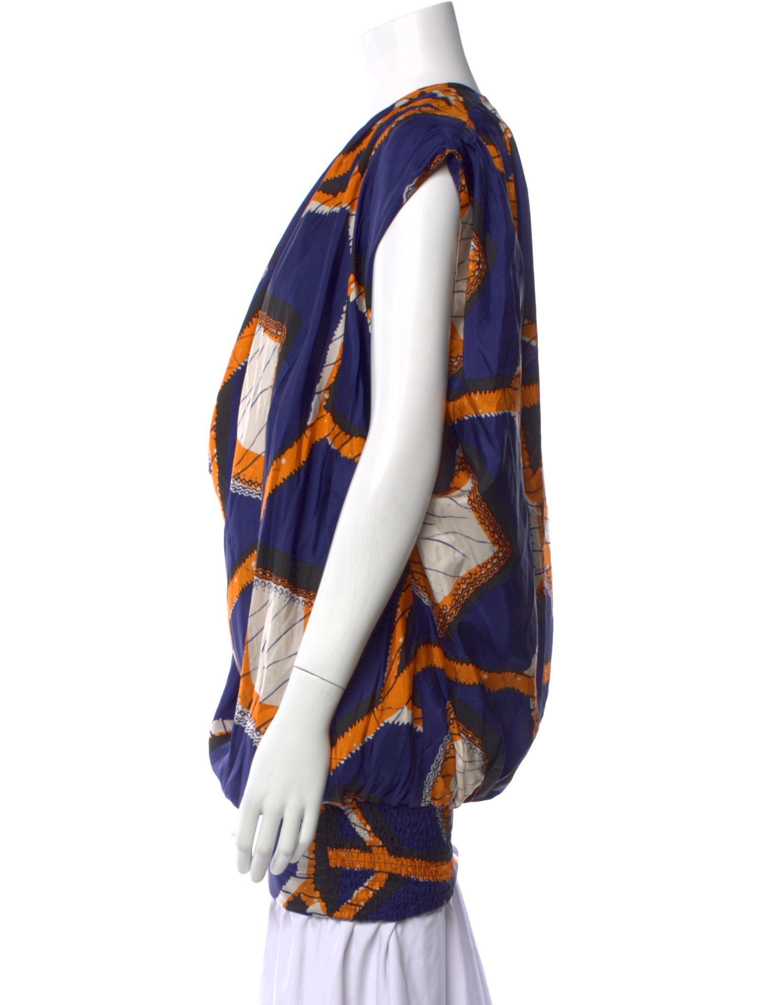 By Malene Birger Printed V-Neck Tunic