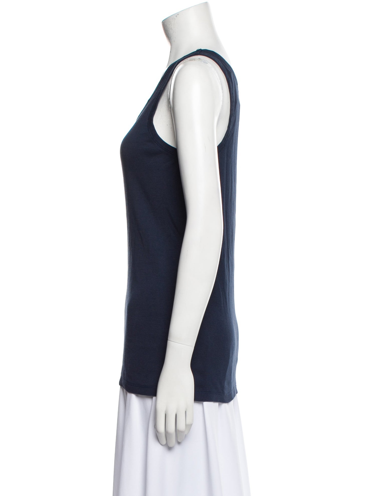 By Malene Birger Scoop Neck Sleeveless Top