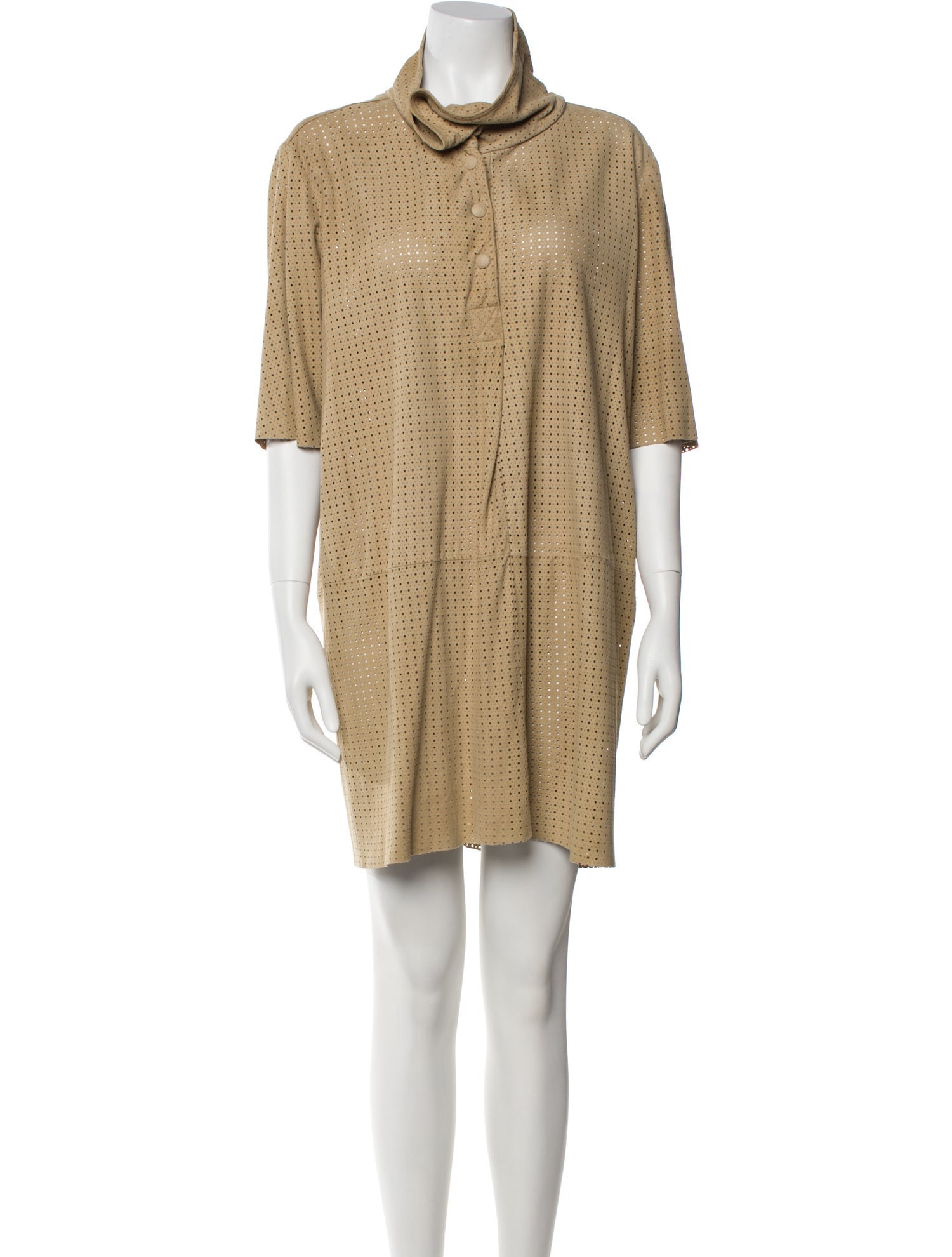 By Malene Birger Suede Mini Dress