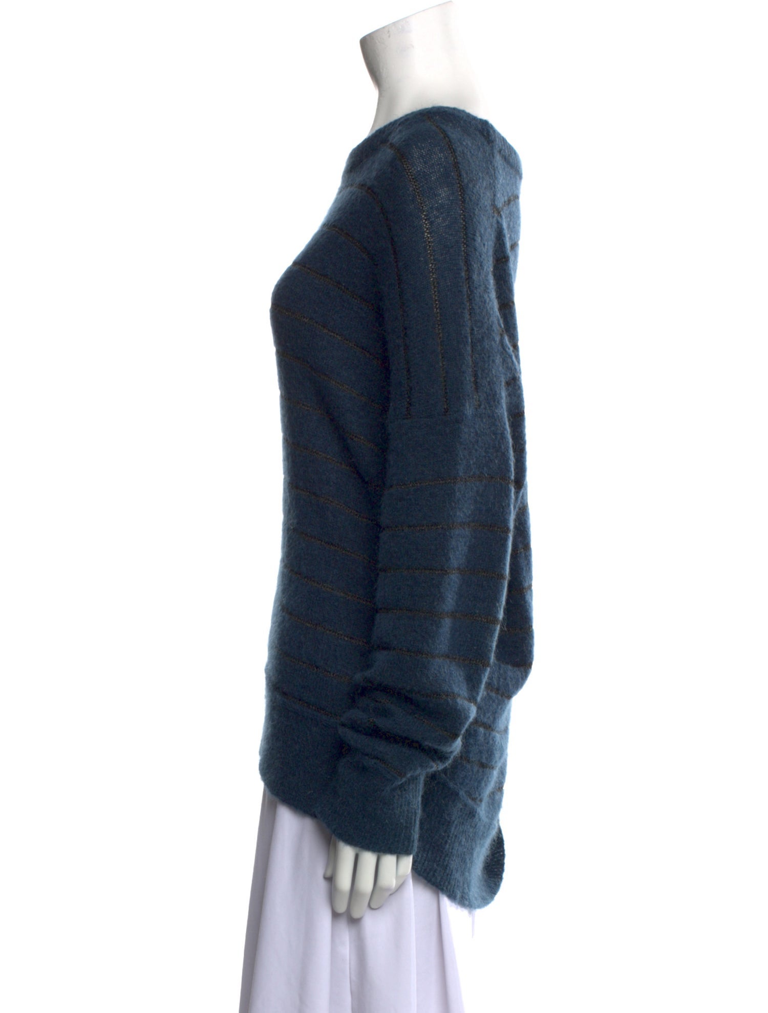 By Malene Birger Striped Scoop Neck Sweater