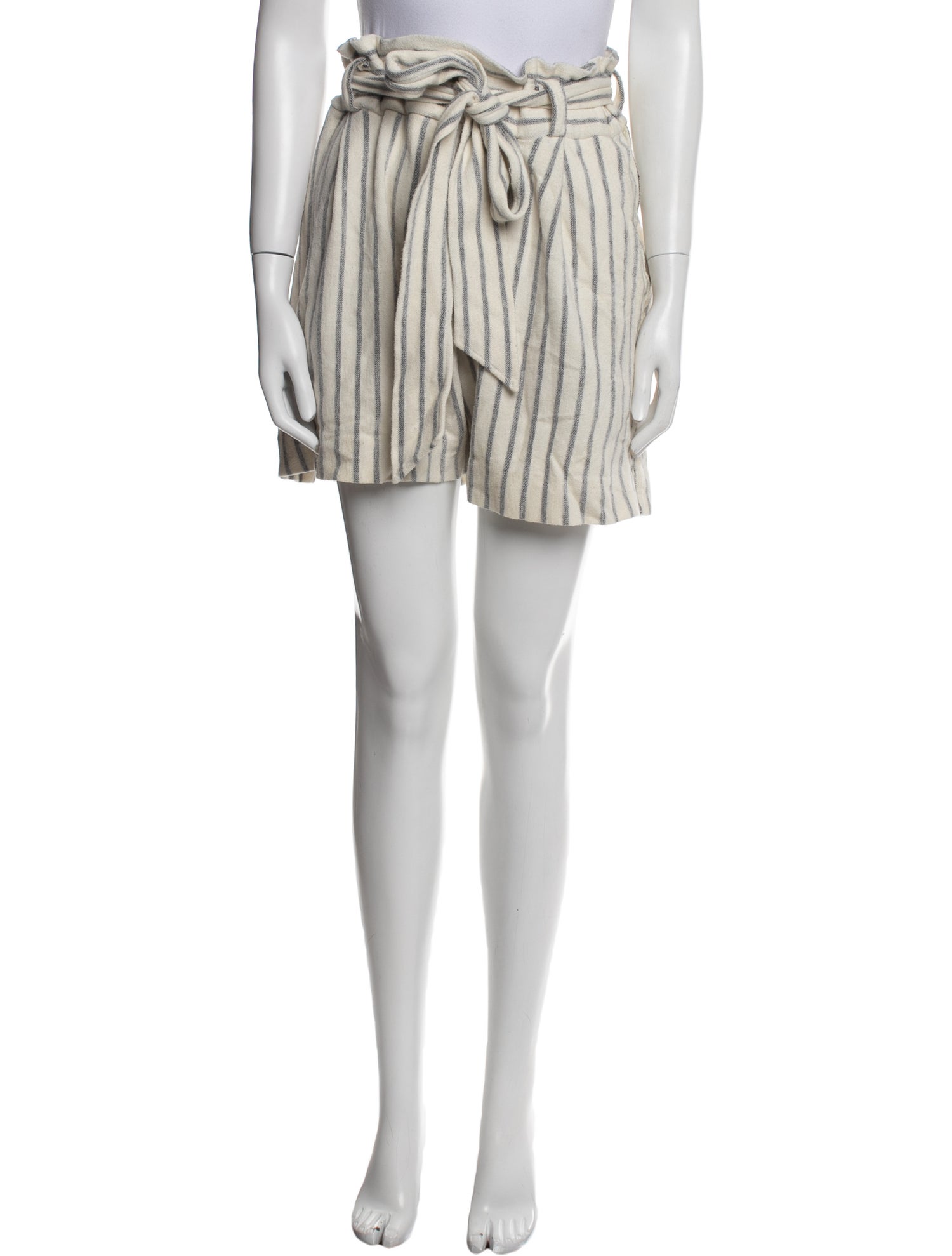 By Malene Birger Striped Mini Shorts