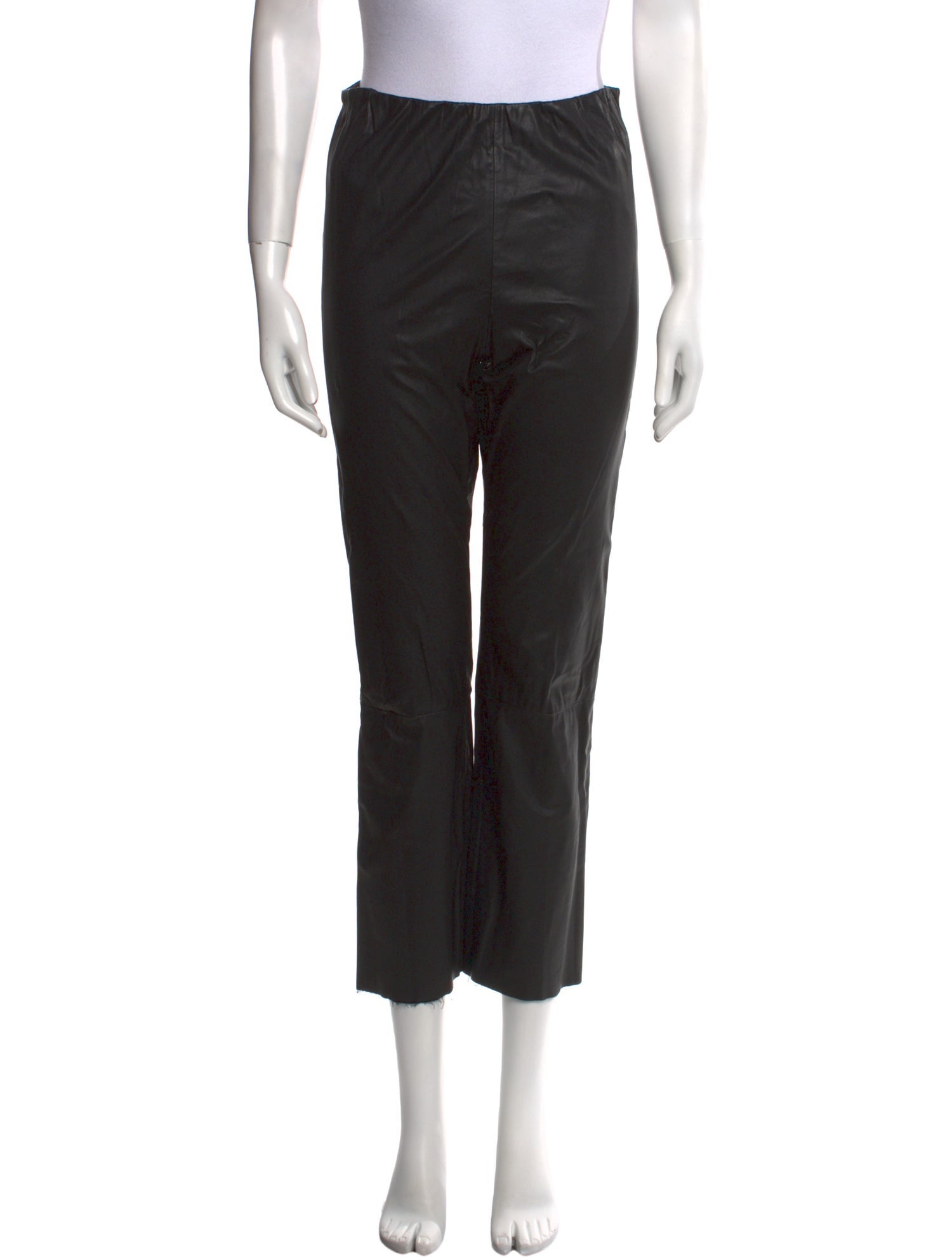 By Malene Birger Leather Straight Leg Pants