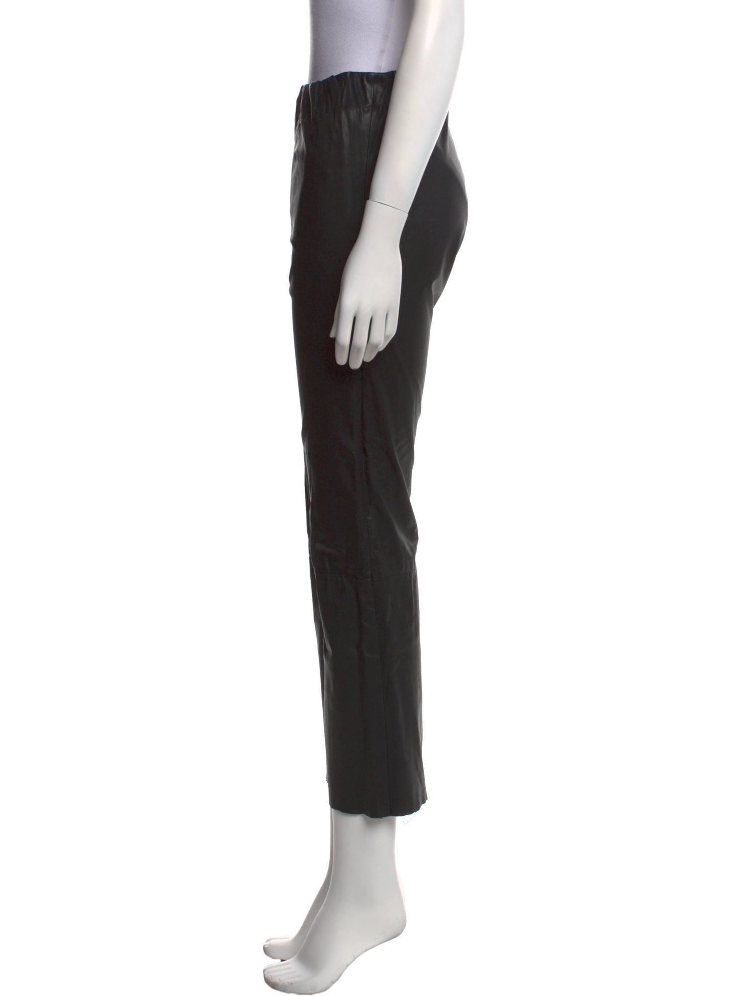 By Malene Birger Leather Straight Leg Pants