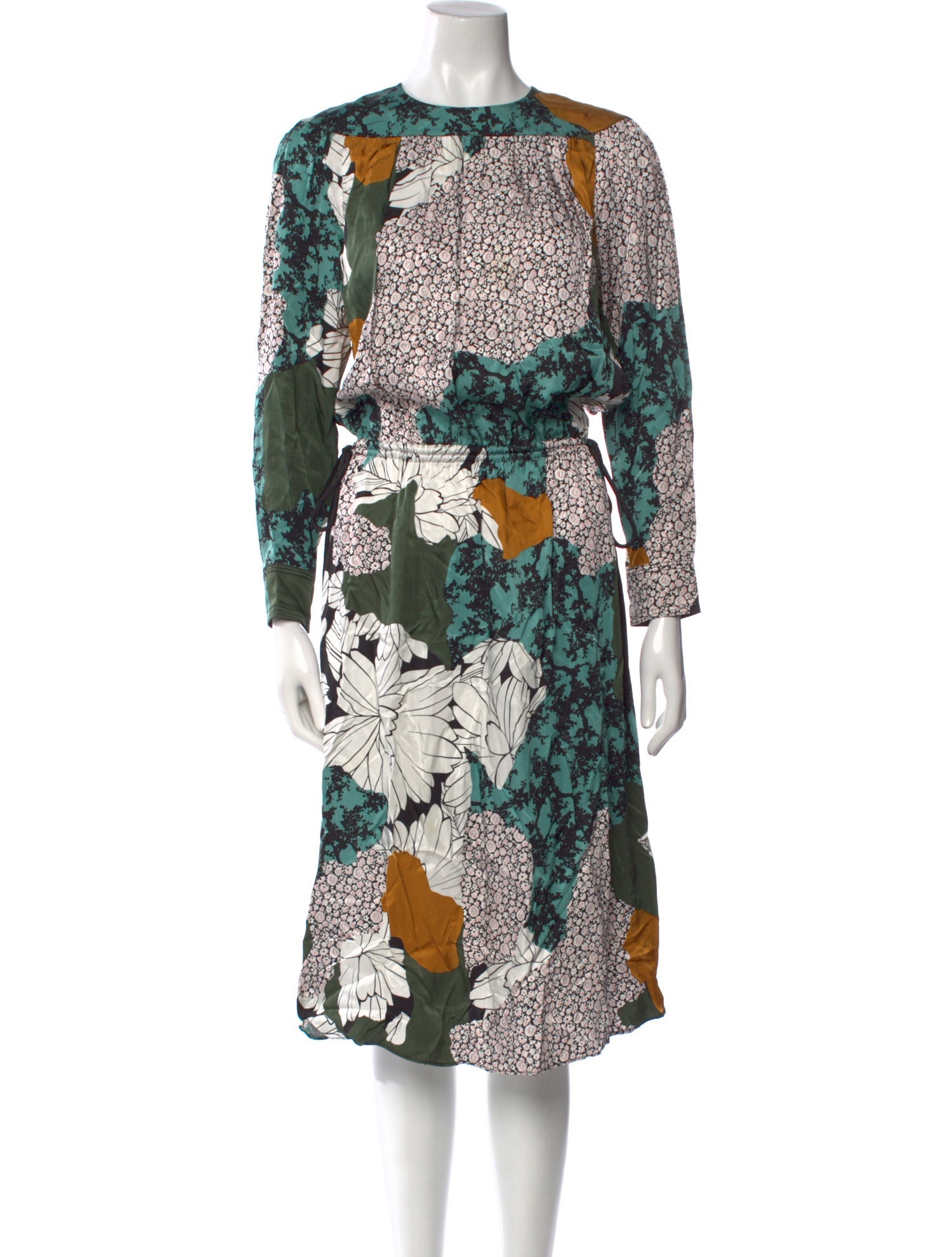 By Malene Birger Floral Print Midi Length Dress