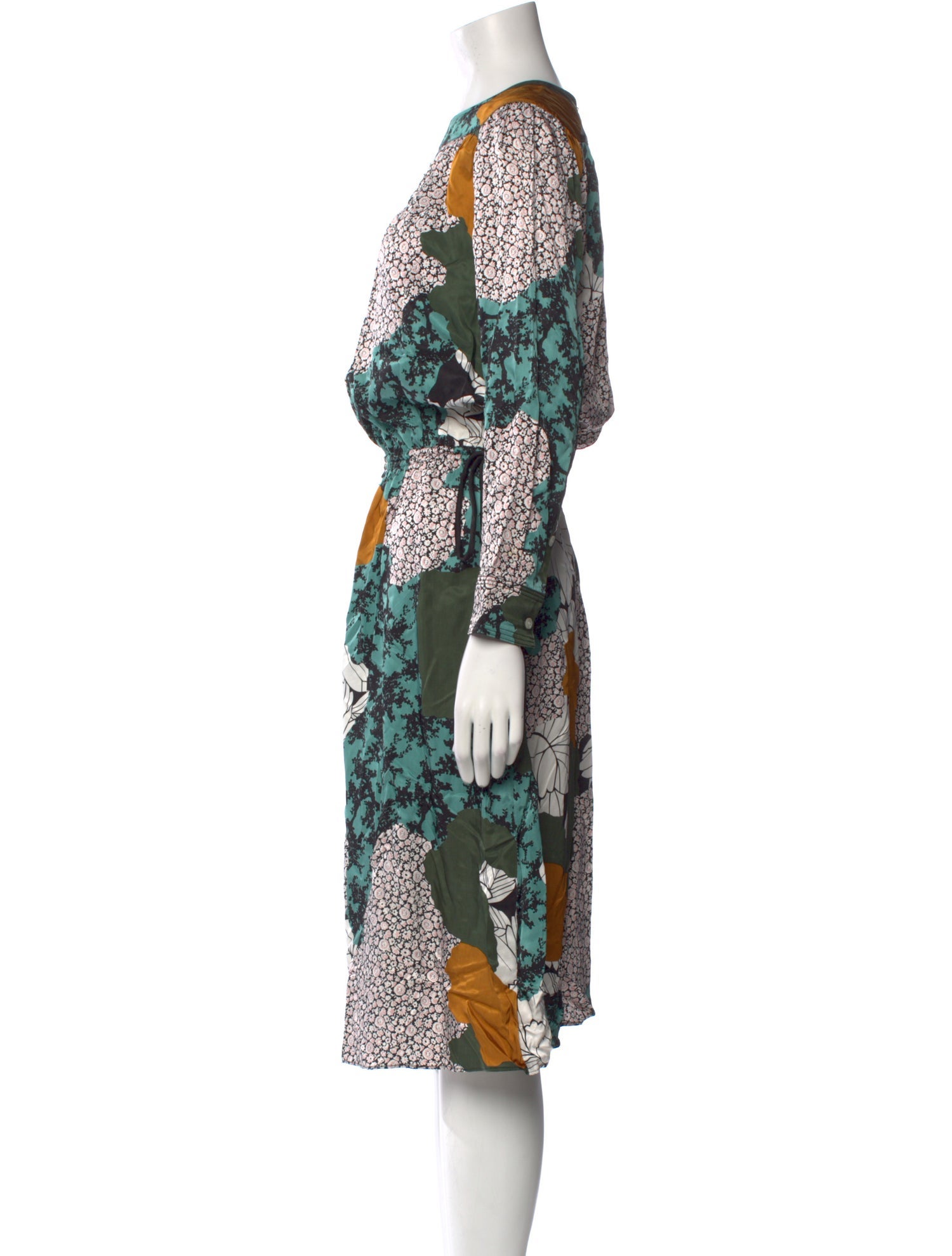 By Malene Birger Floral Print Midi Length Dress