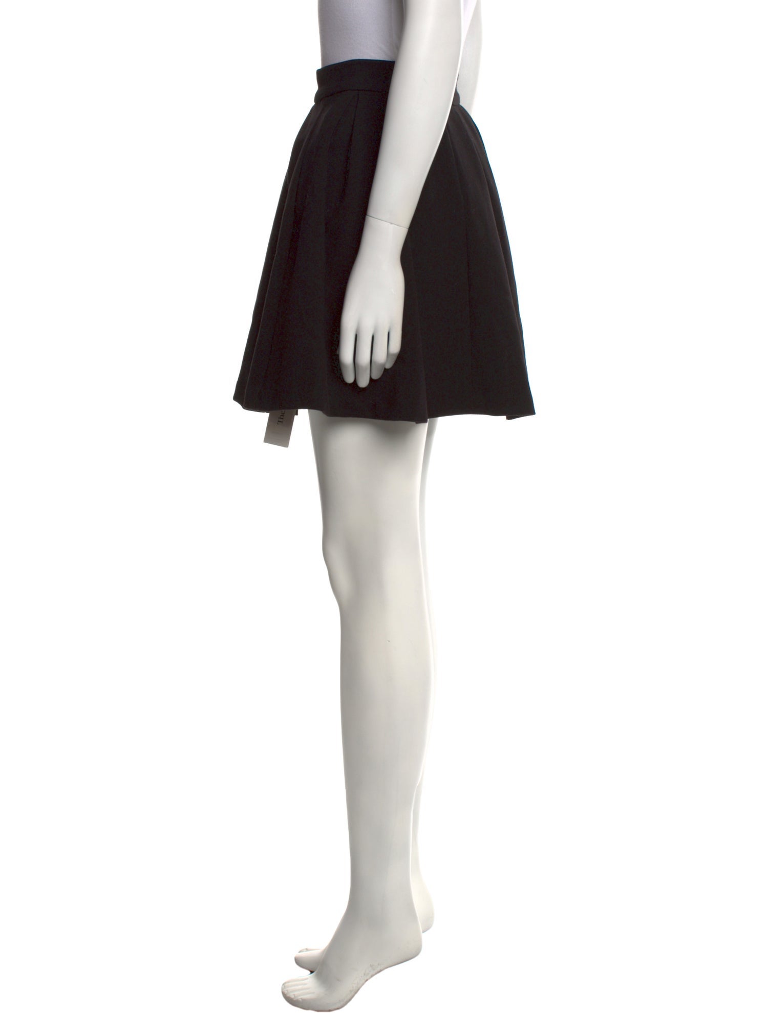 By Malene Birger Pleated Accents Mini Skirt