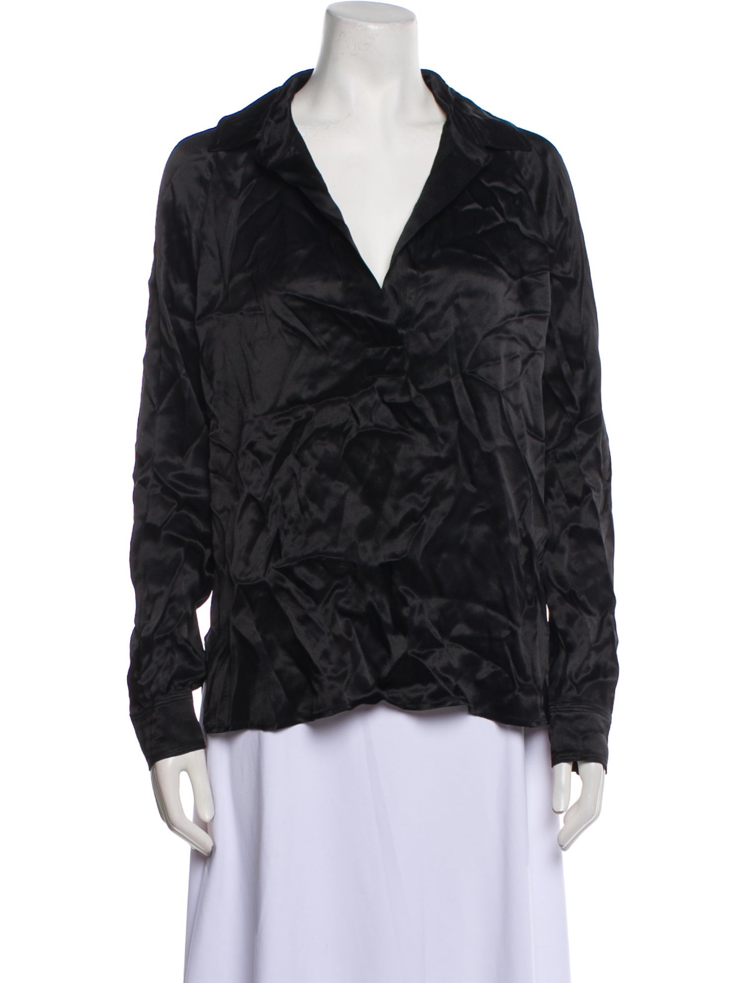 By Malene Birger V-Neck Long Sleeve Blouse