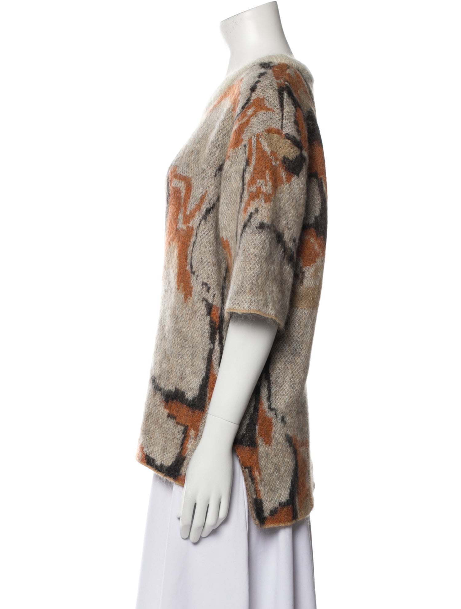 By Malene Birger Wool Printed T-Shirt